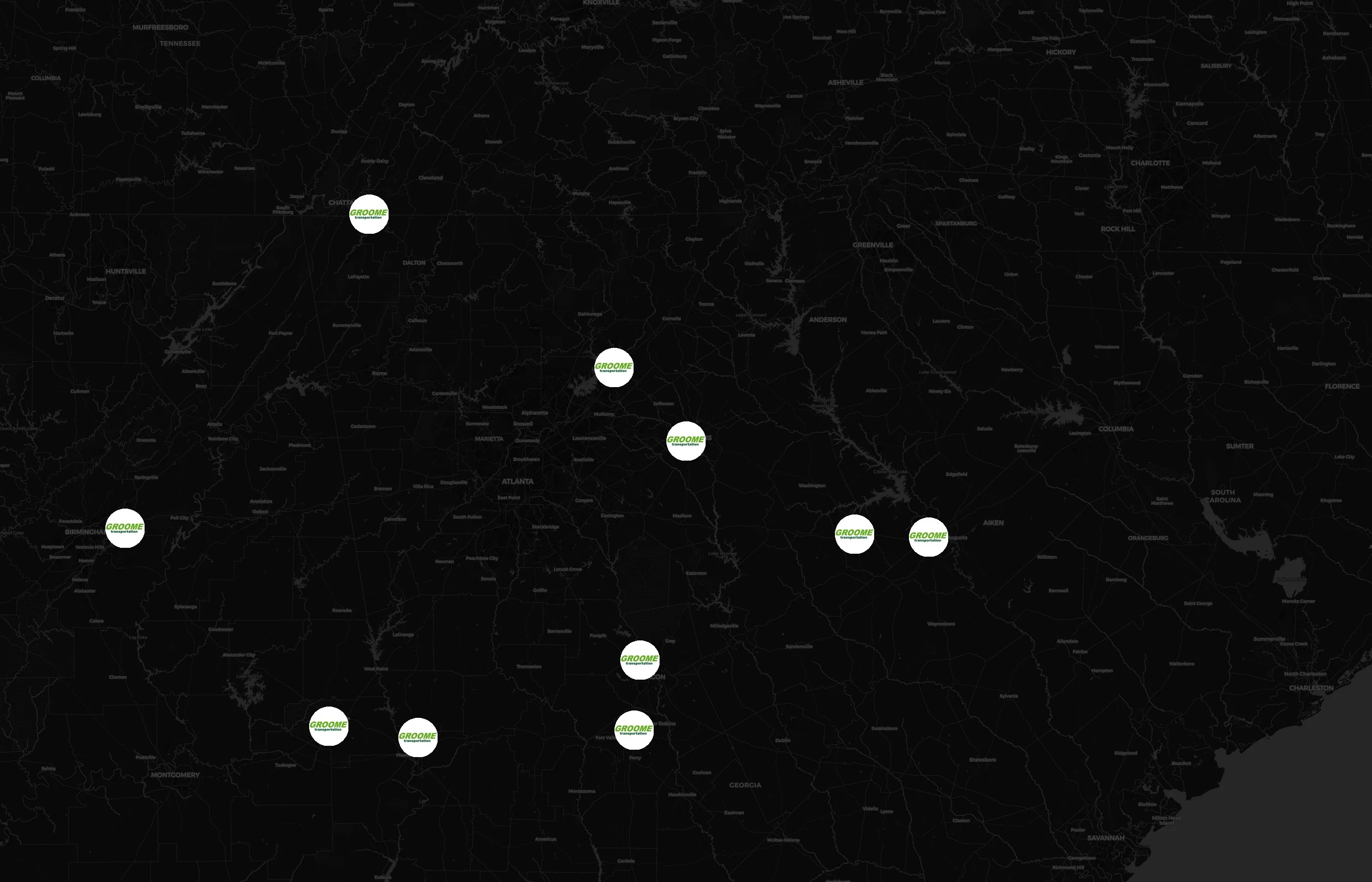 Groome Transportation city distribution
