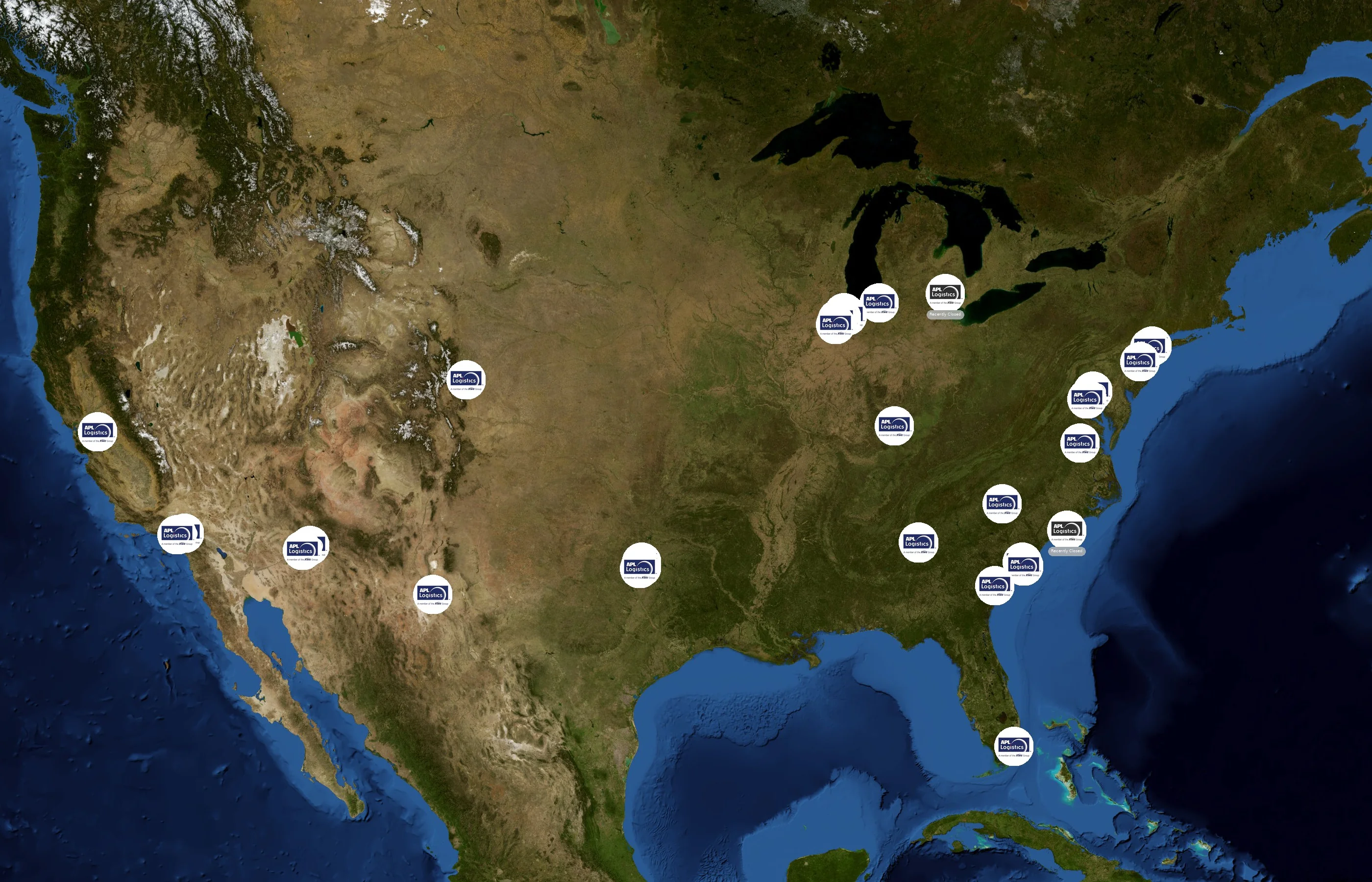 APL Logistics state distribution