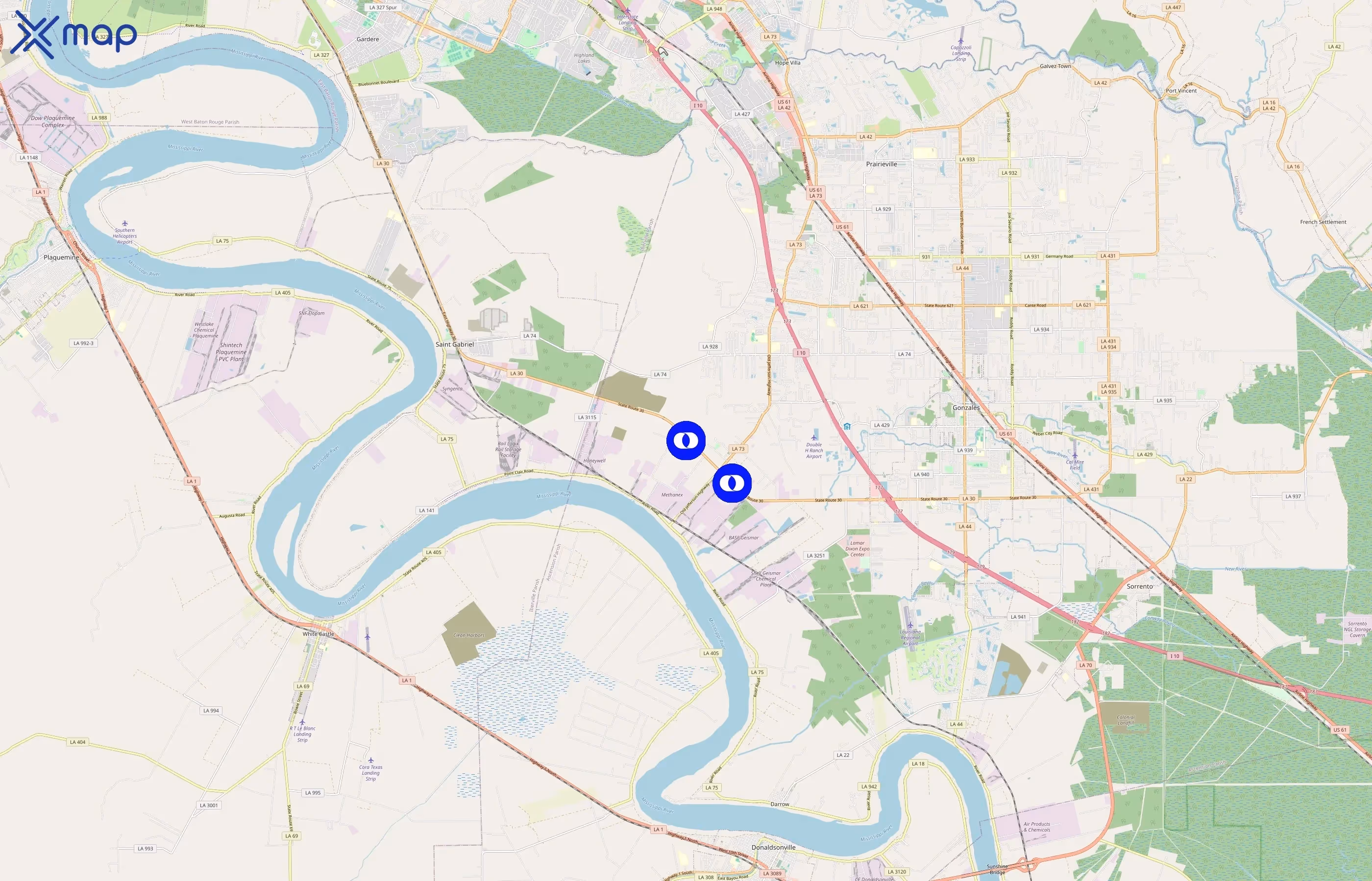 BakerCorp area coverage