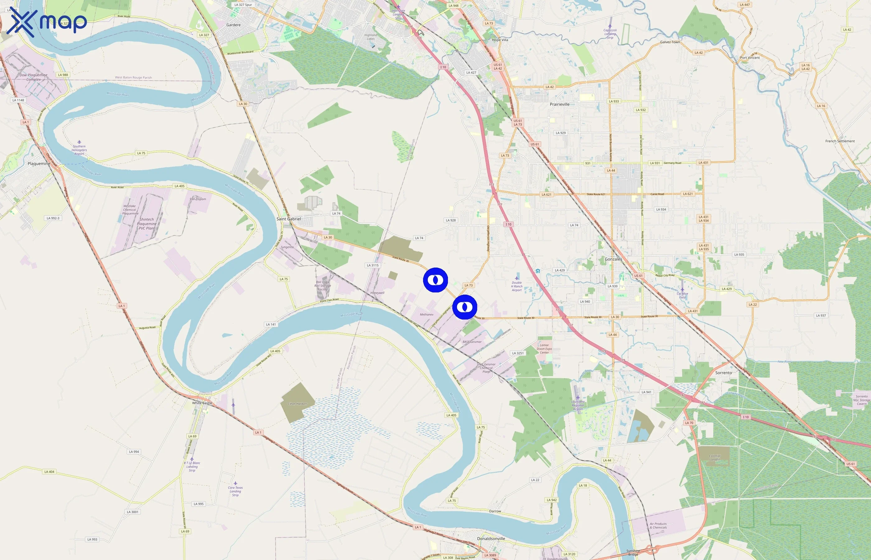 BakerCorp area coverage