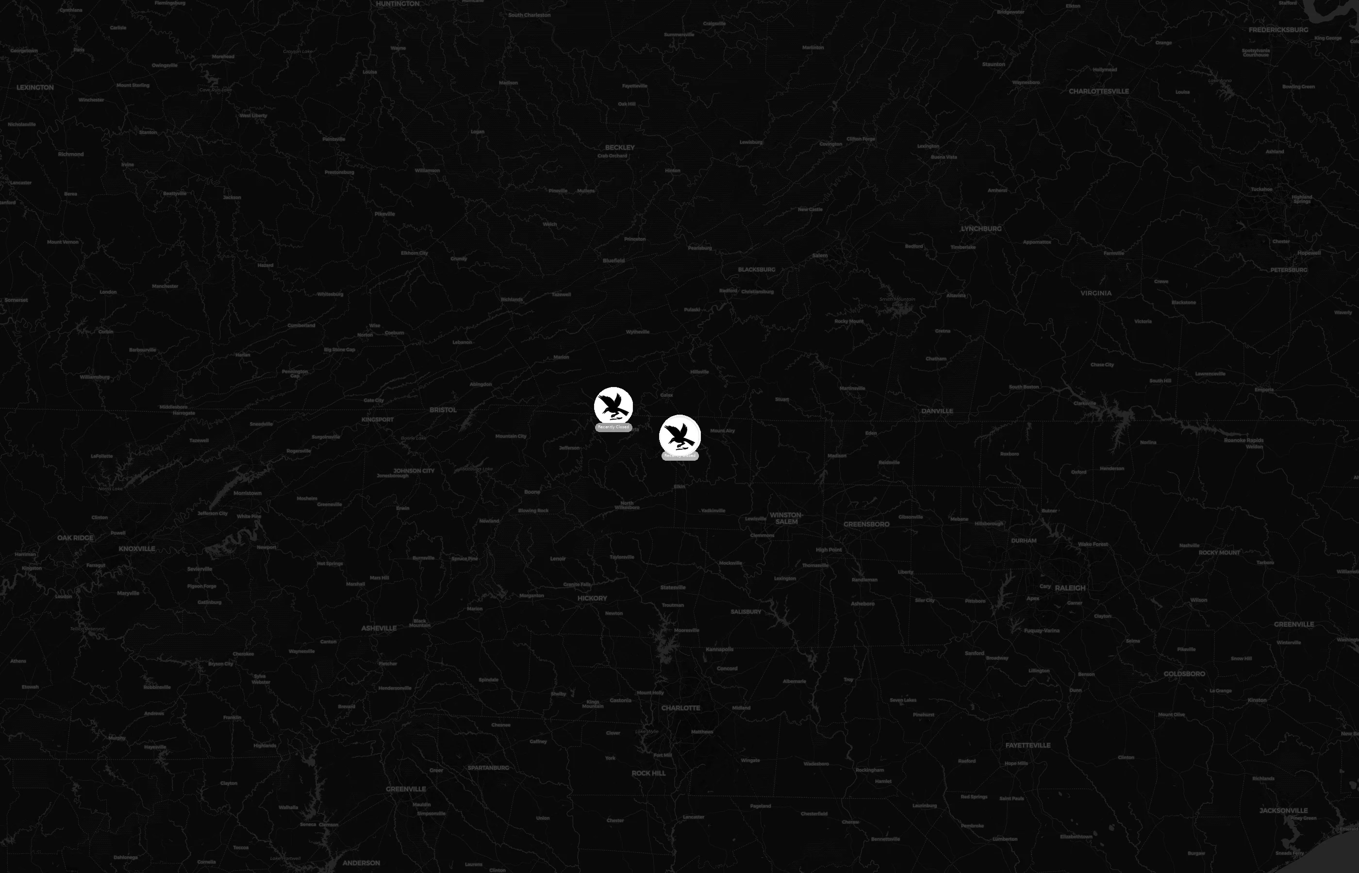 Raven Knob Scout Reservation city distribution