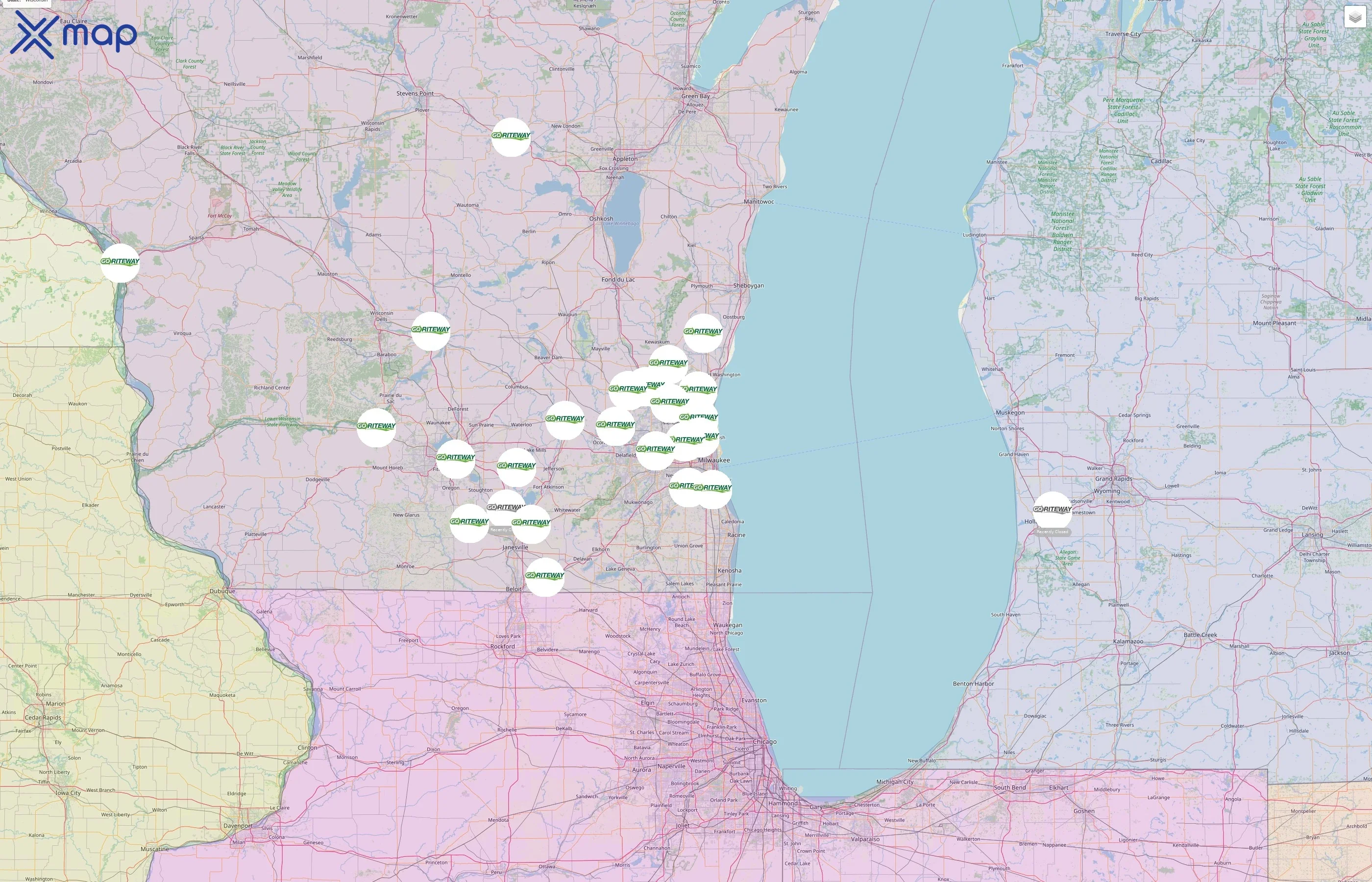 GO Riteway Transportation Group street hotspots
