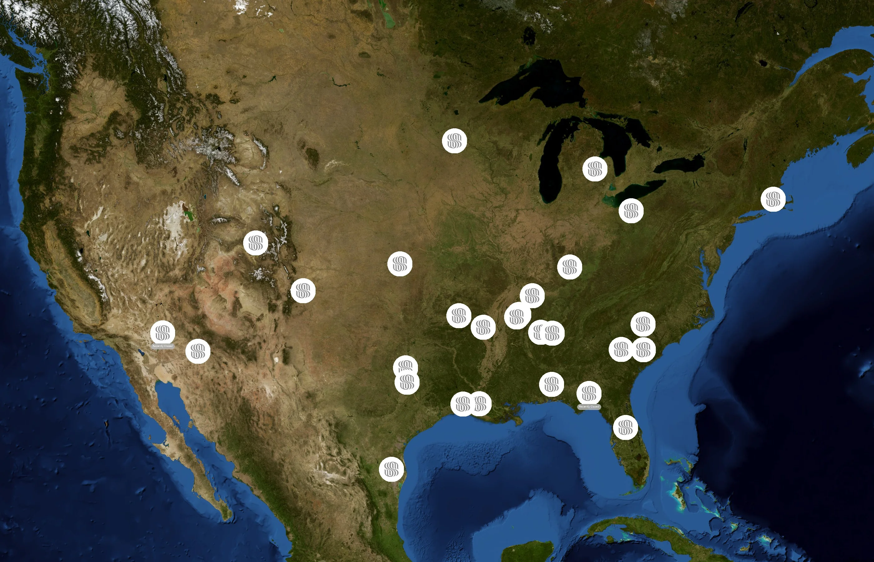 Americas Best Value Inn state distribution