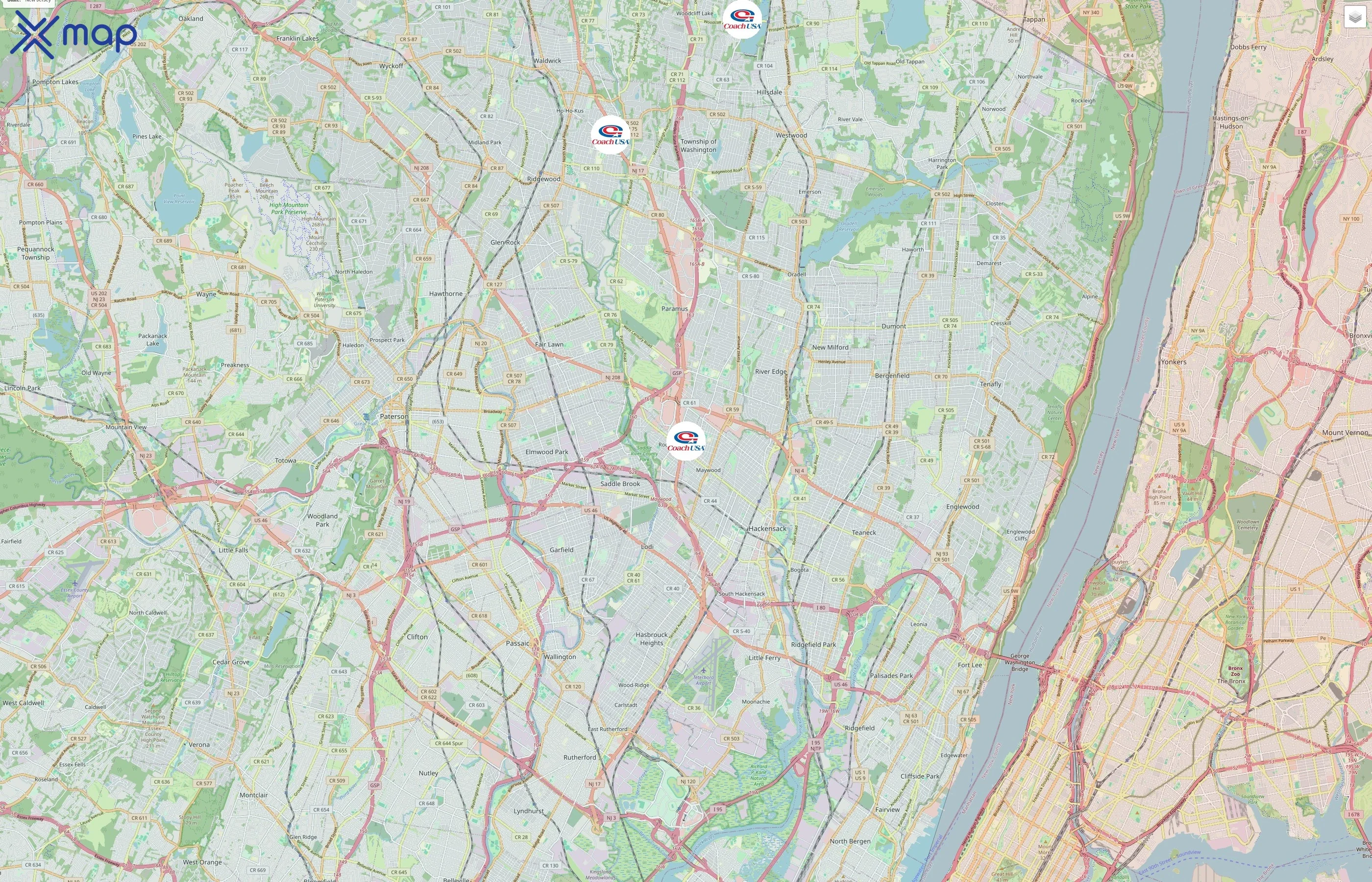 Coach USA traffic data