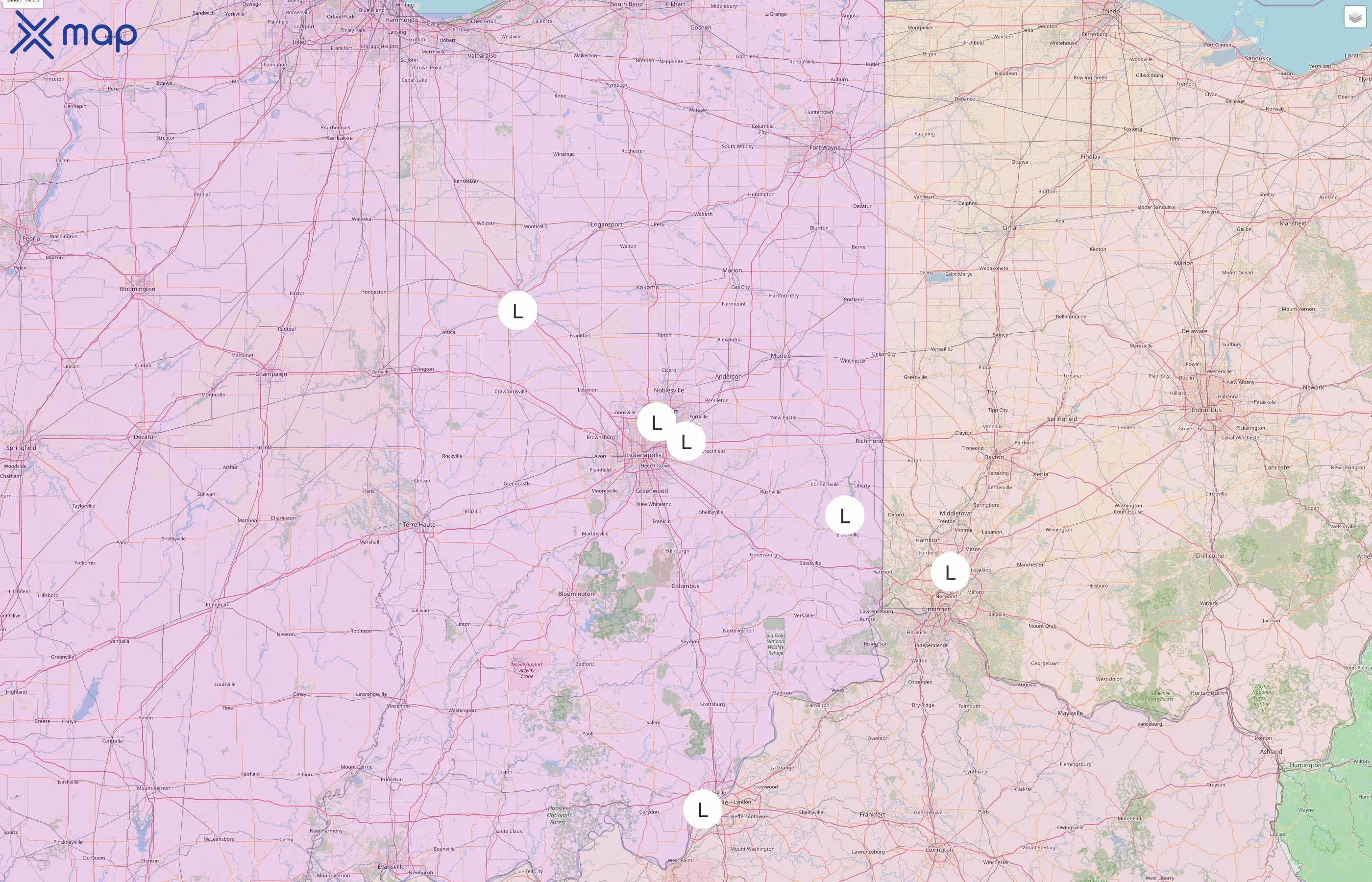 Liquid Transport Corporation street hotspots