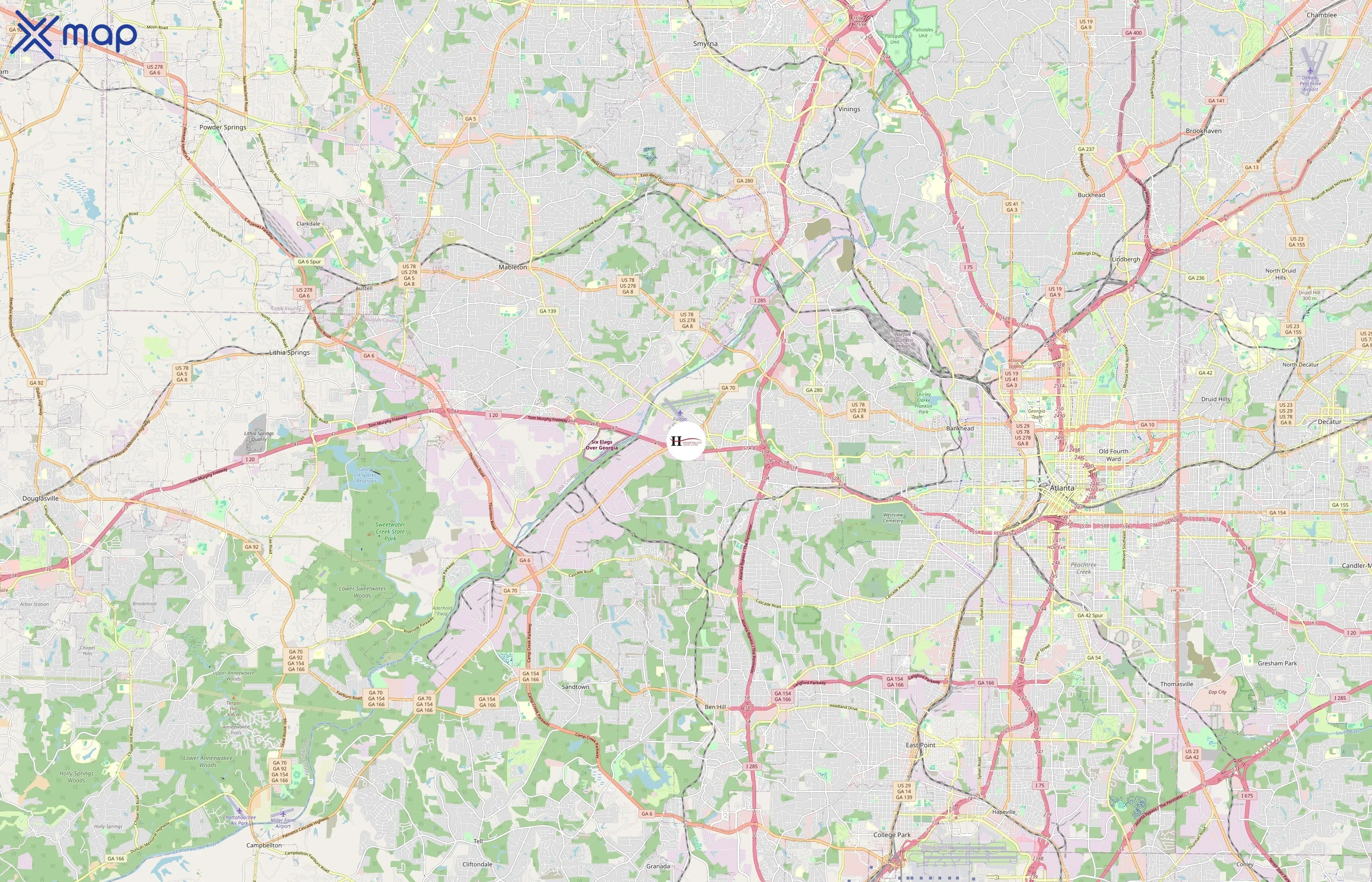 Budgetel area coverage