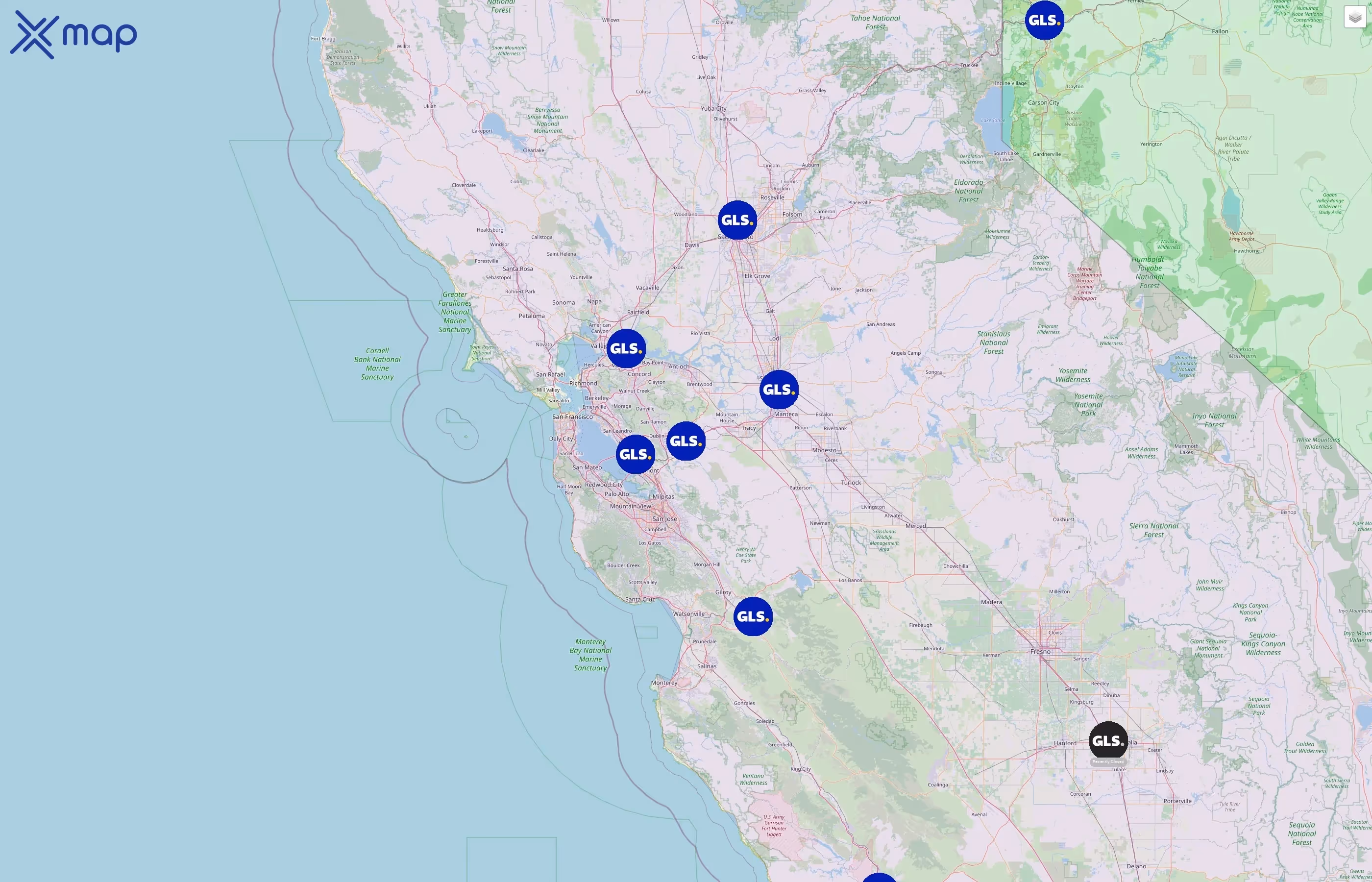 GLS street hotspots