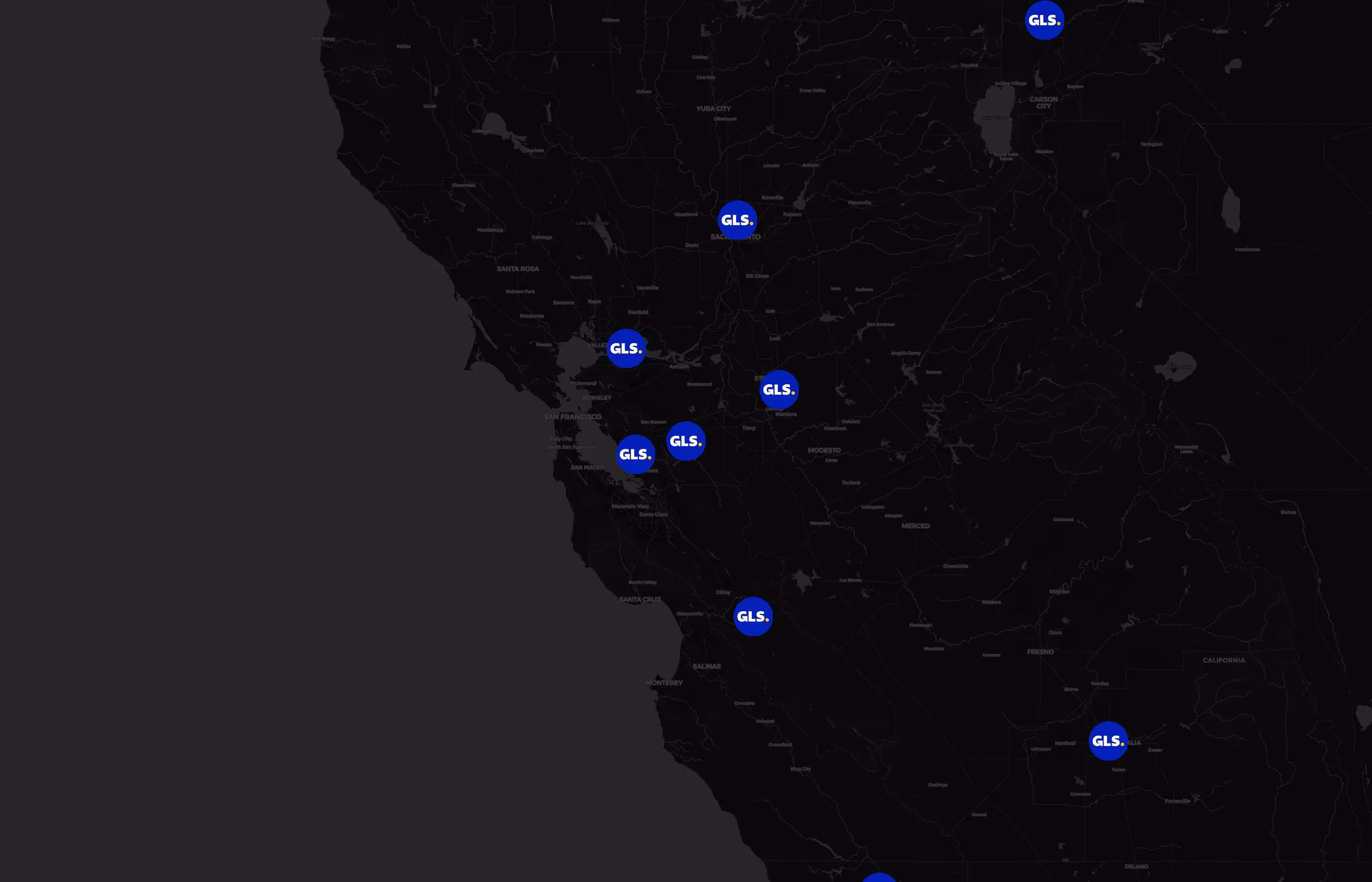 GLS city distribution