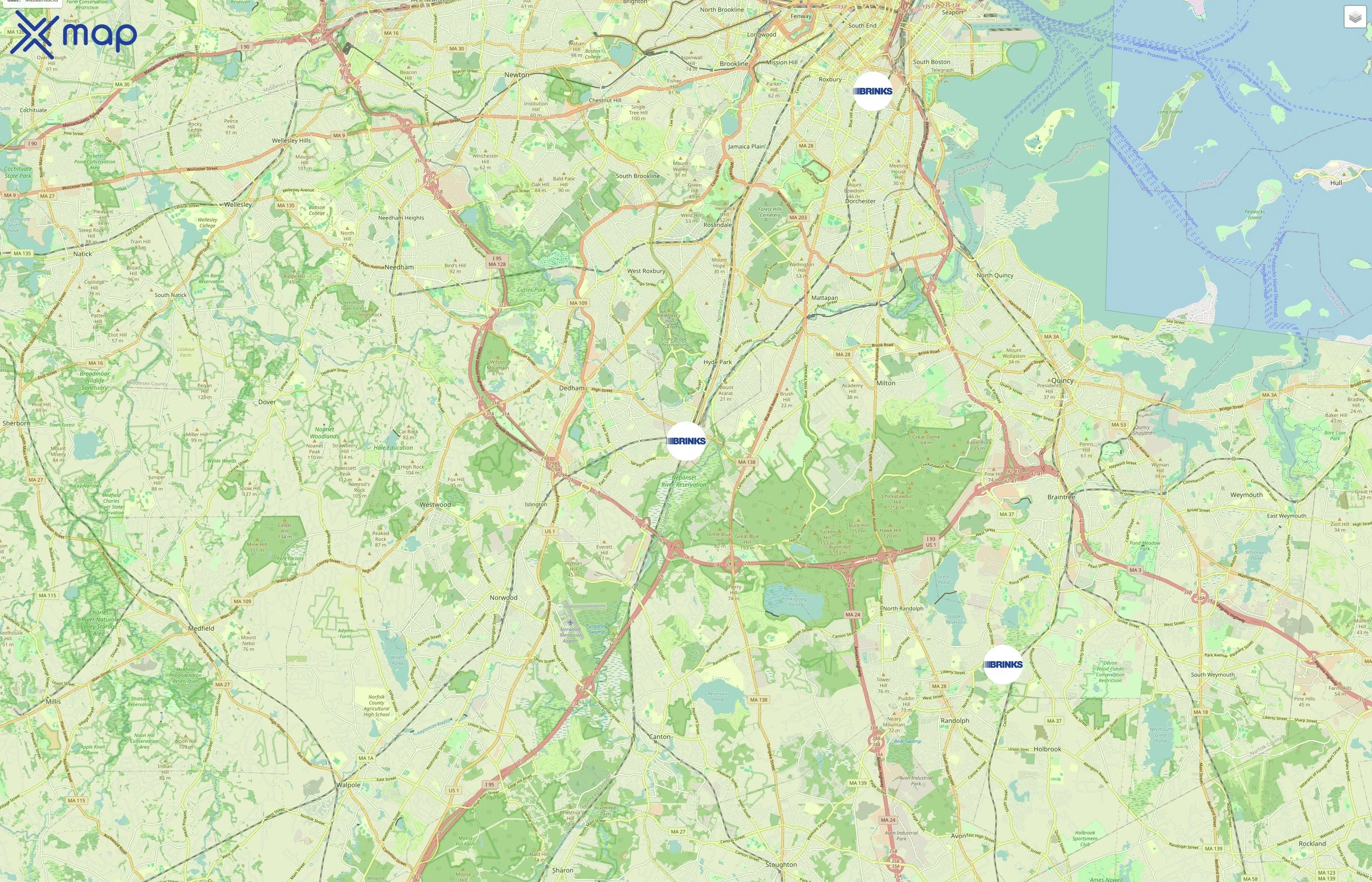 Brink's traffic data