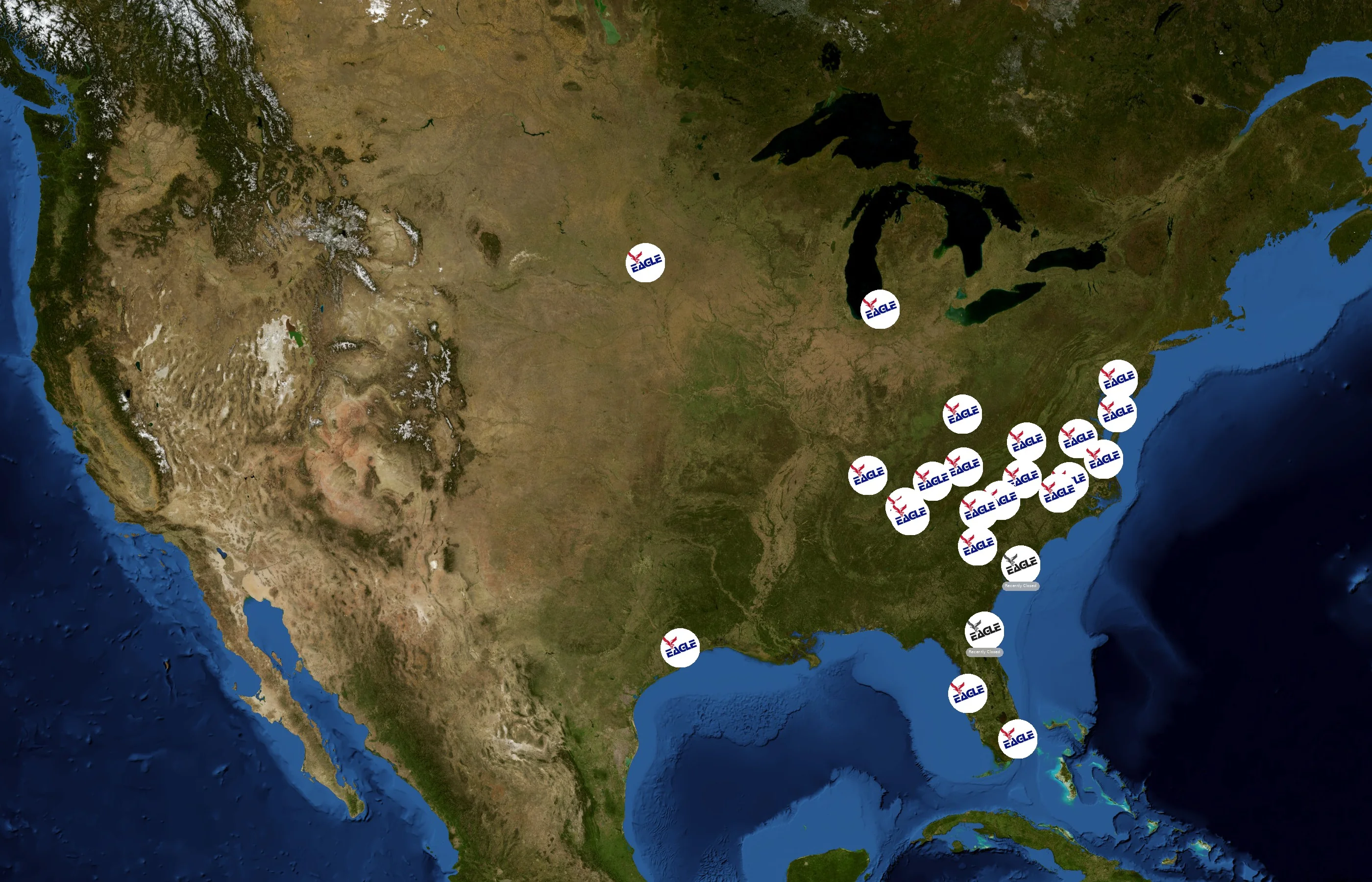 Eagle Transport Corporation state distribution