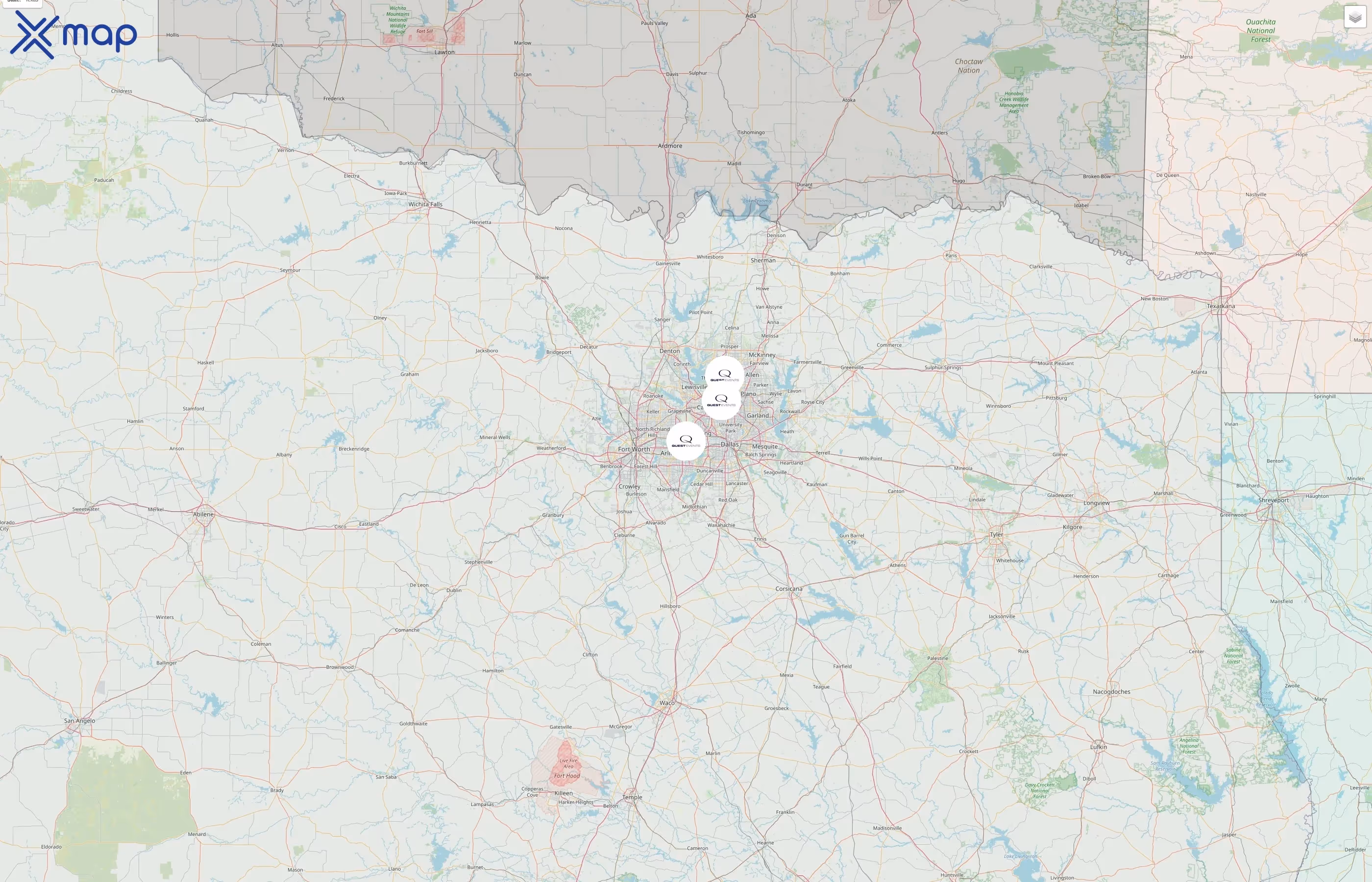 Quest Events street hotspots