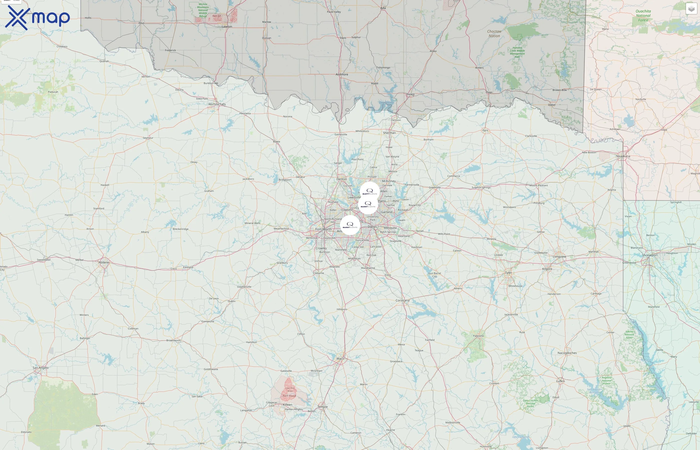 Quest Events street hotspots