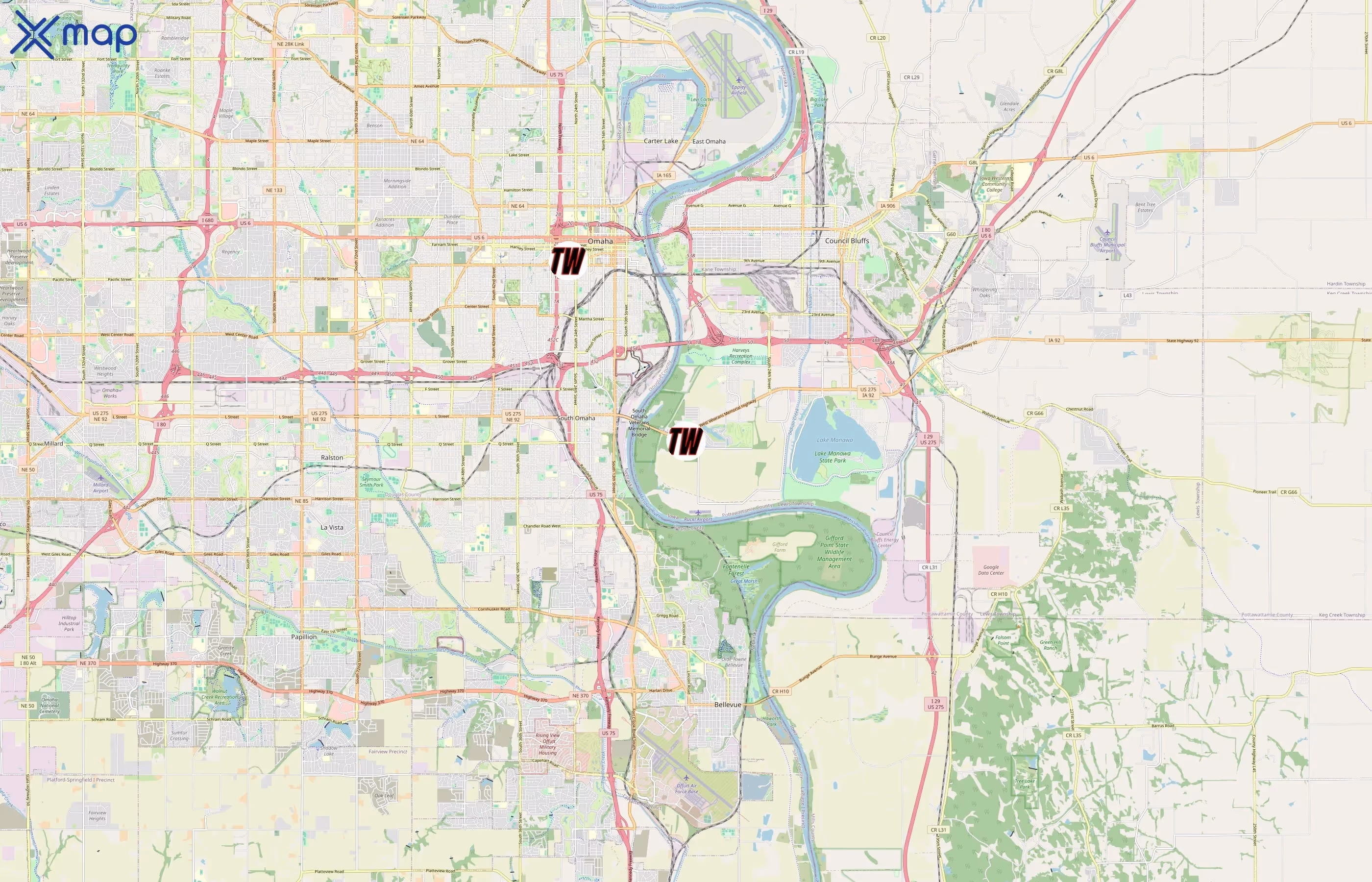 TransWood area coverage