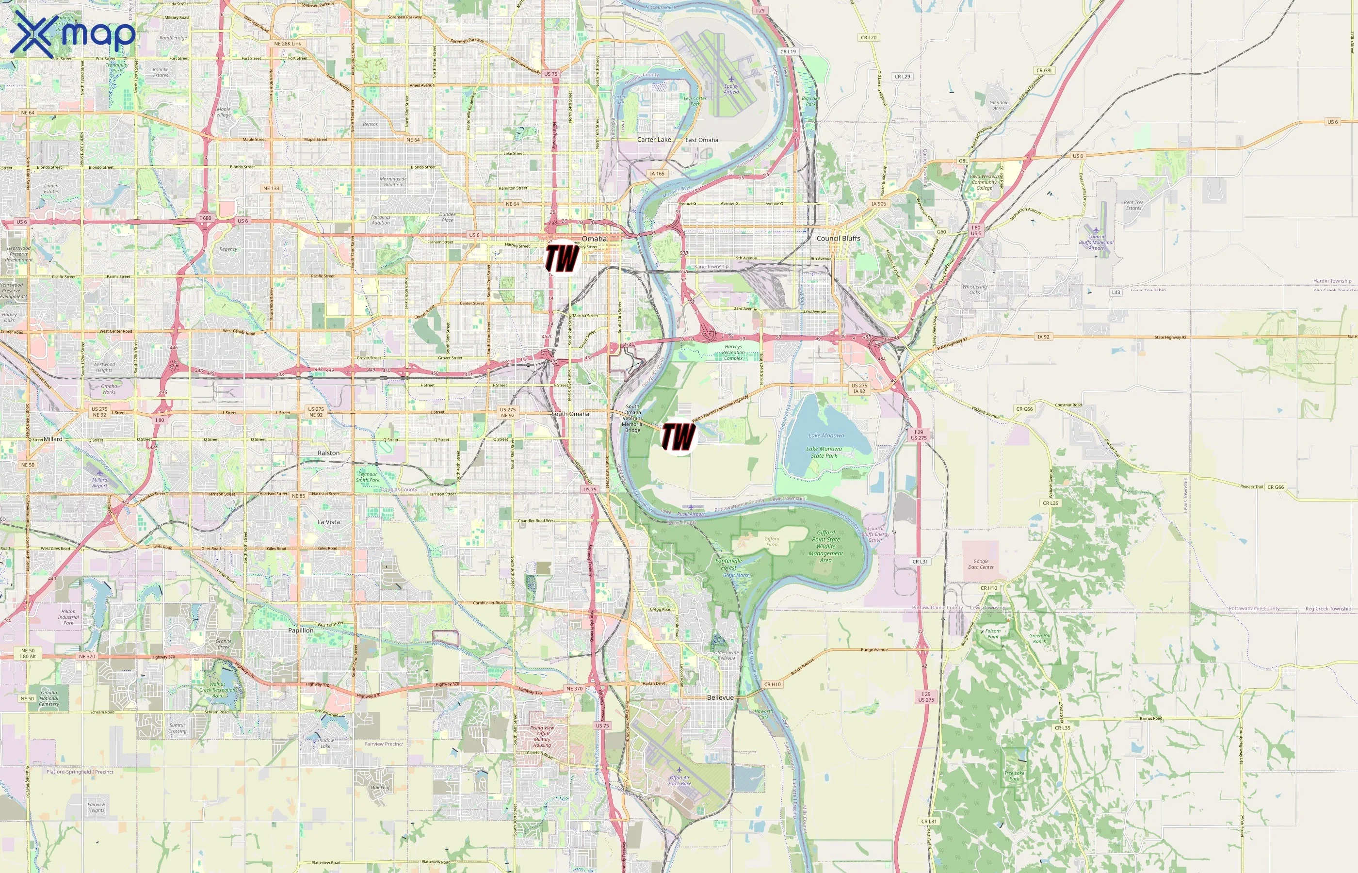 TransWood area coverage