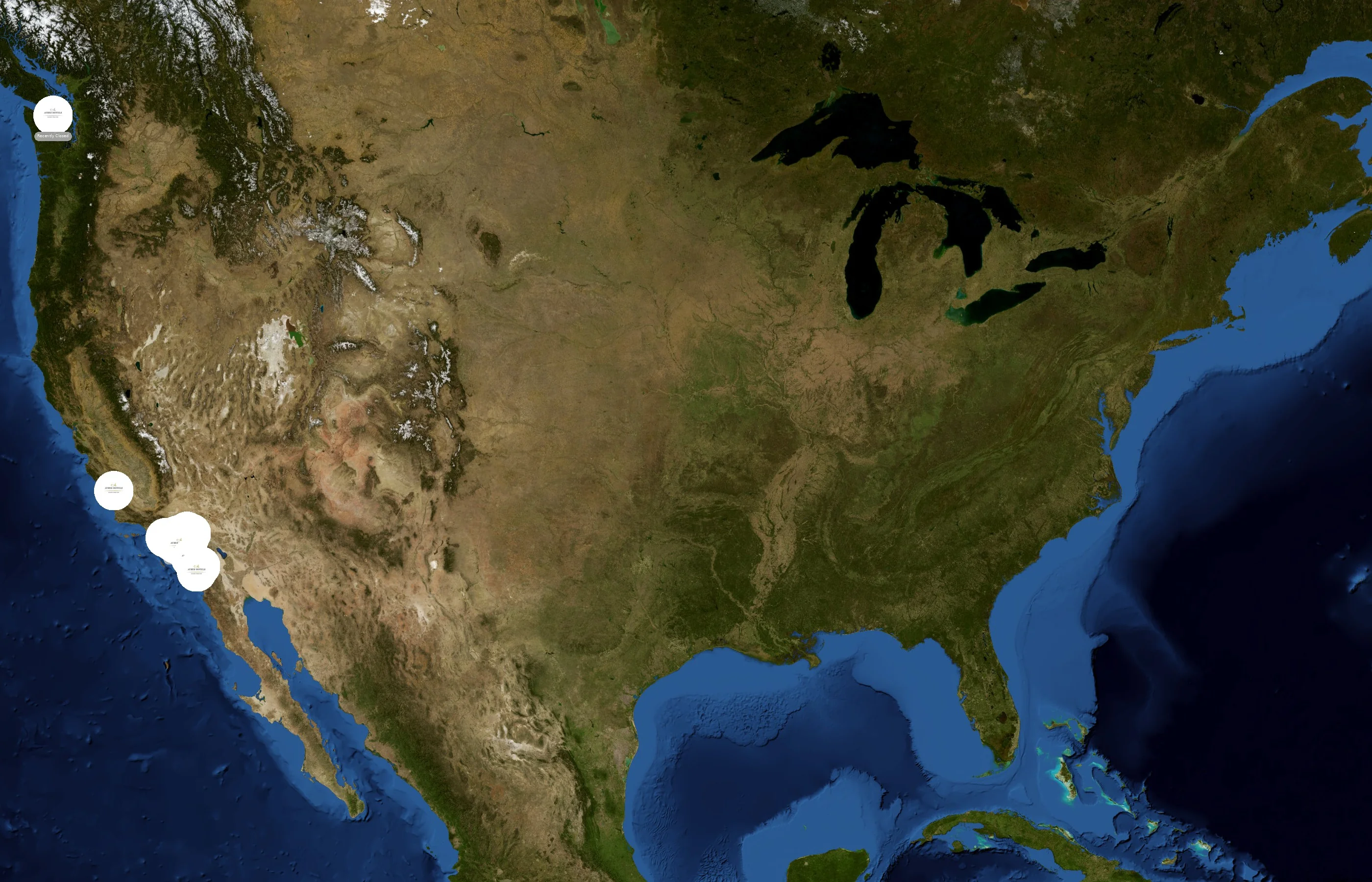 Ayres Hotels state distribution
