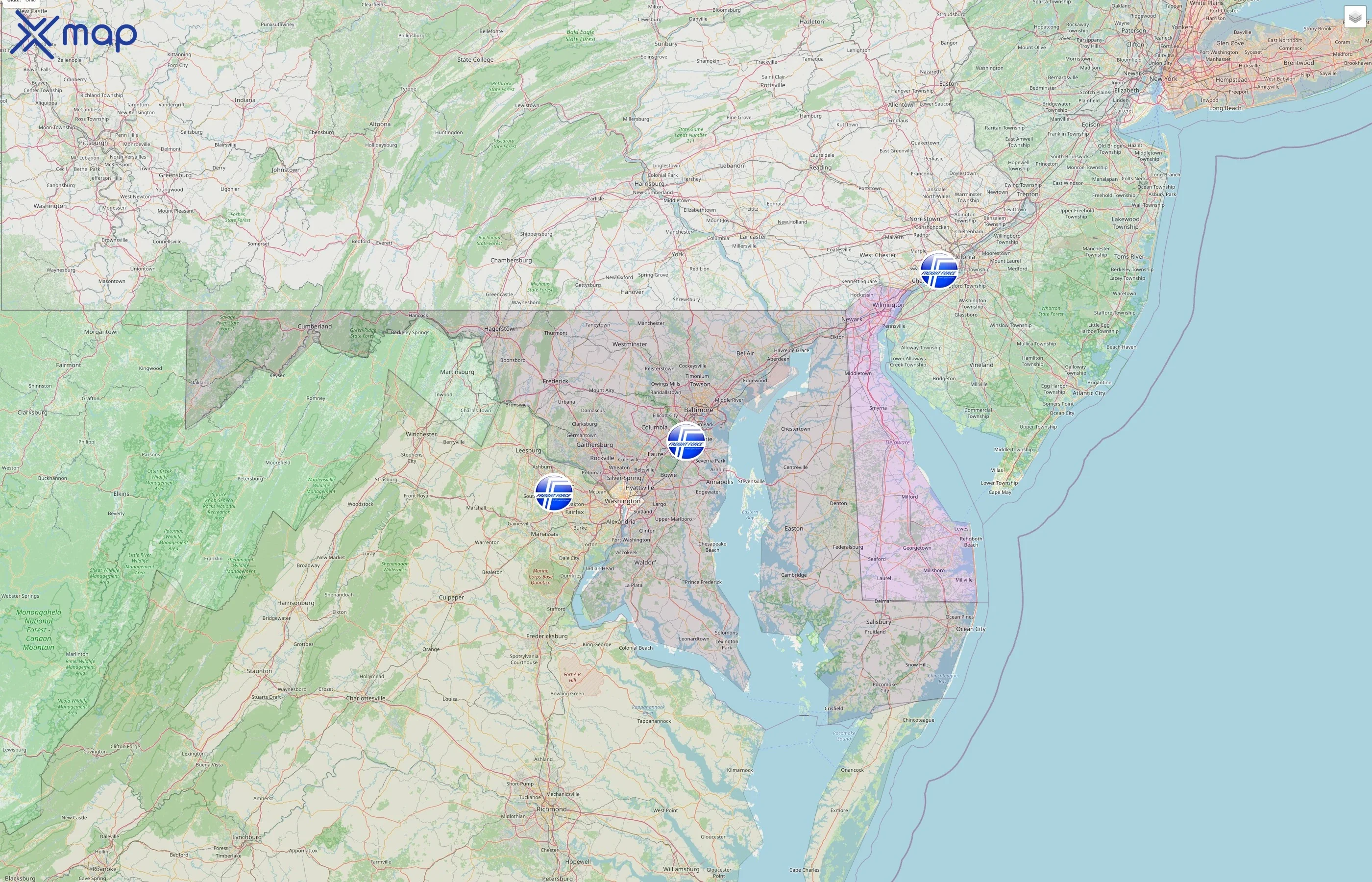 Freight Force Inc street hotspots