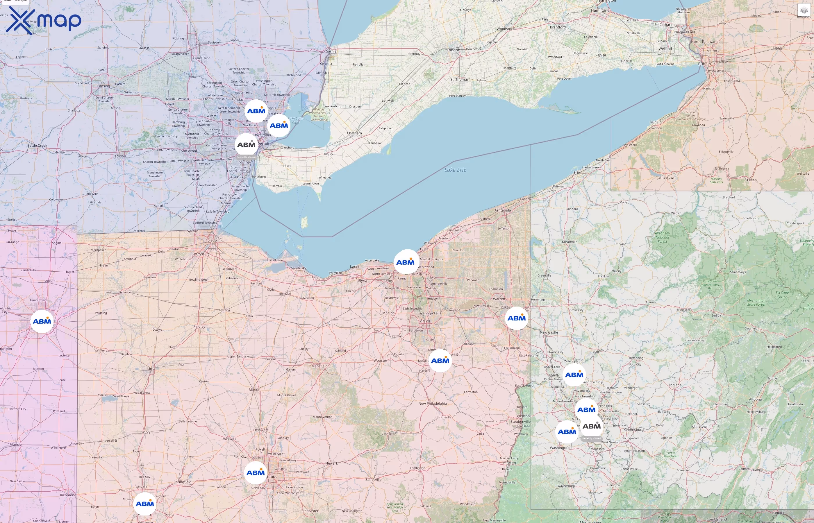 ABM Industries street hotspots