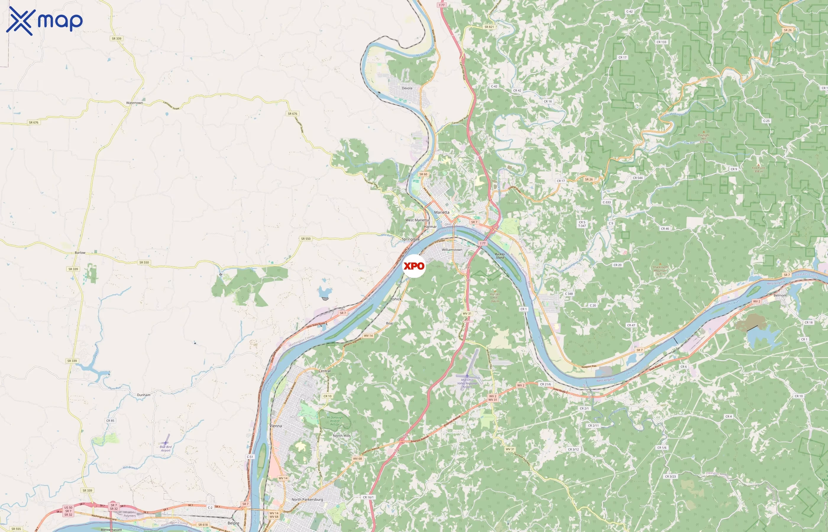 Con-way area coverage