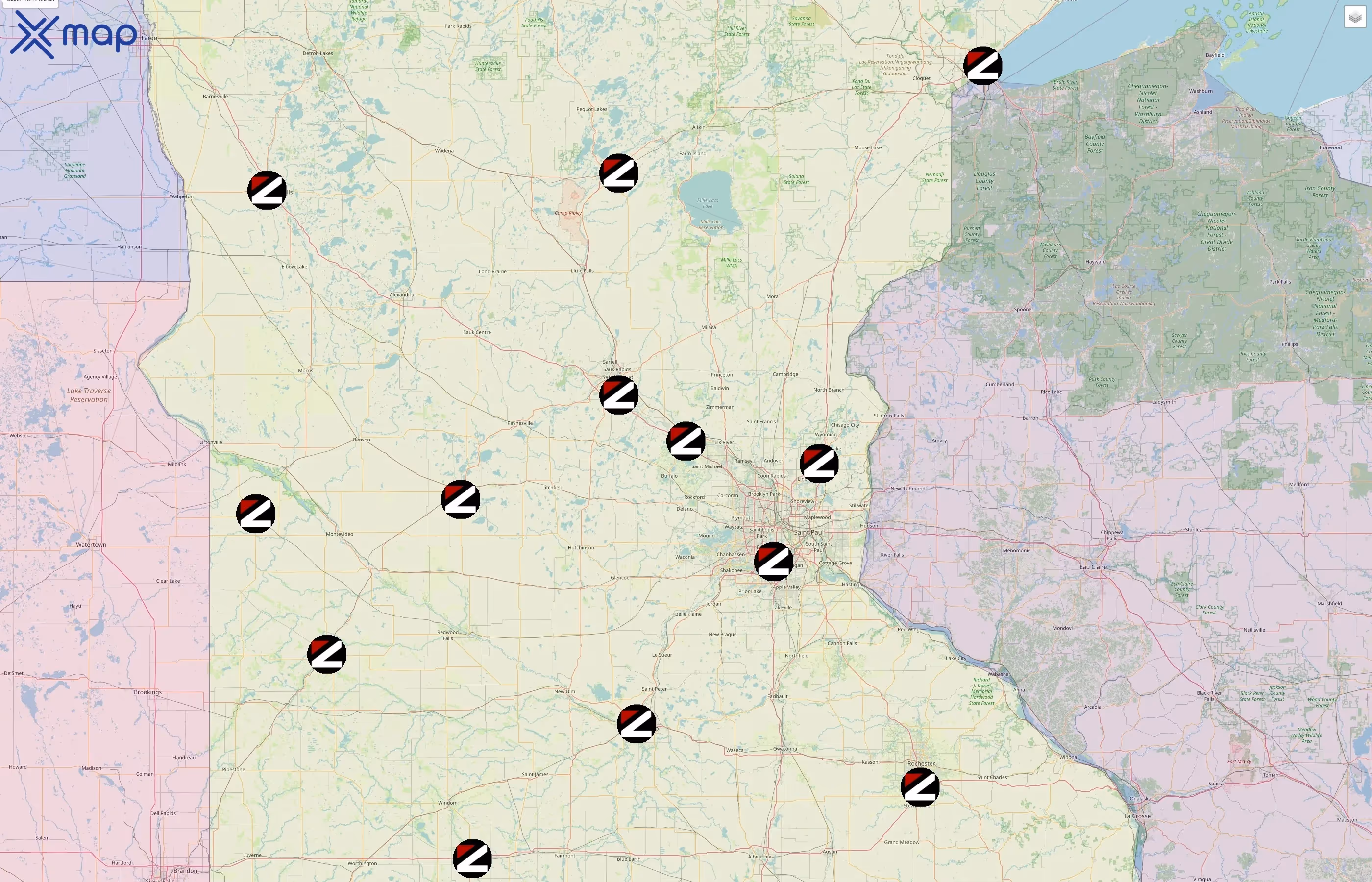 Ziegler Rental street hotspots