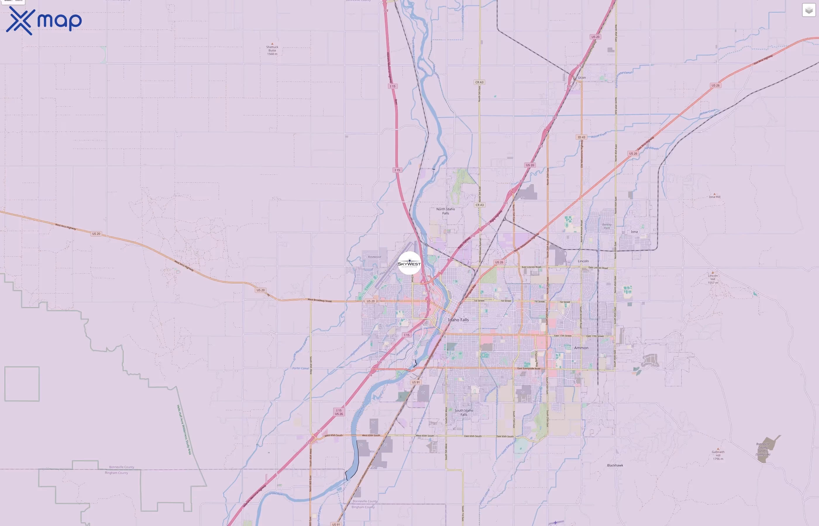 SkyWest Airlines traffic data
