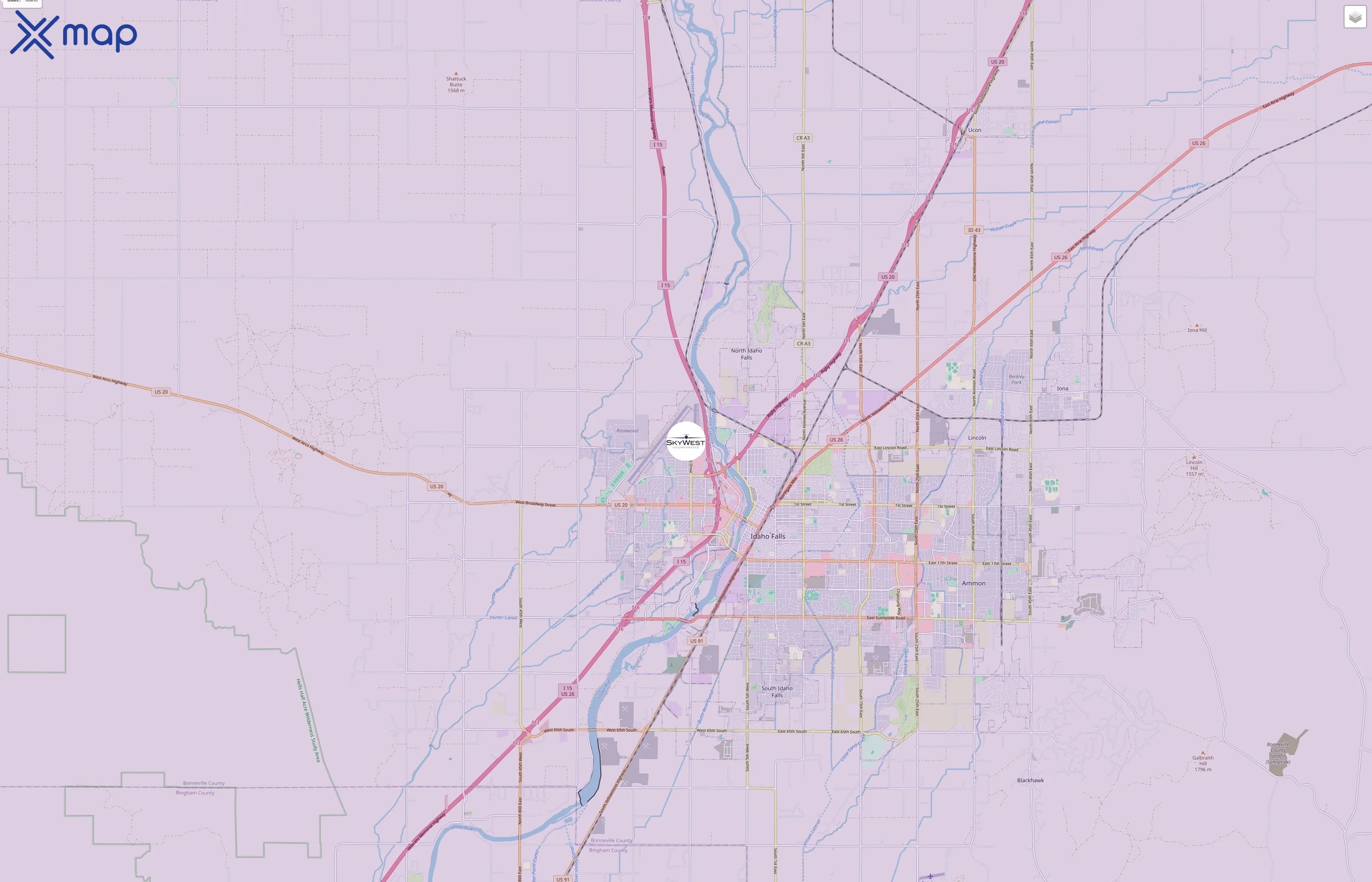 SkyWest Airlines traffic data