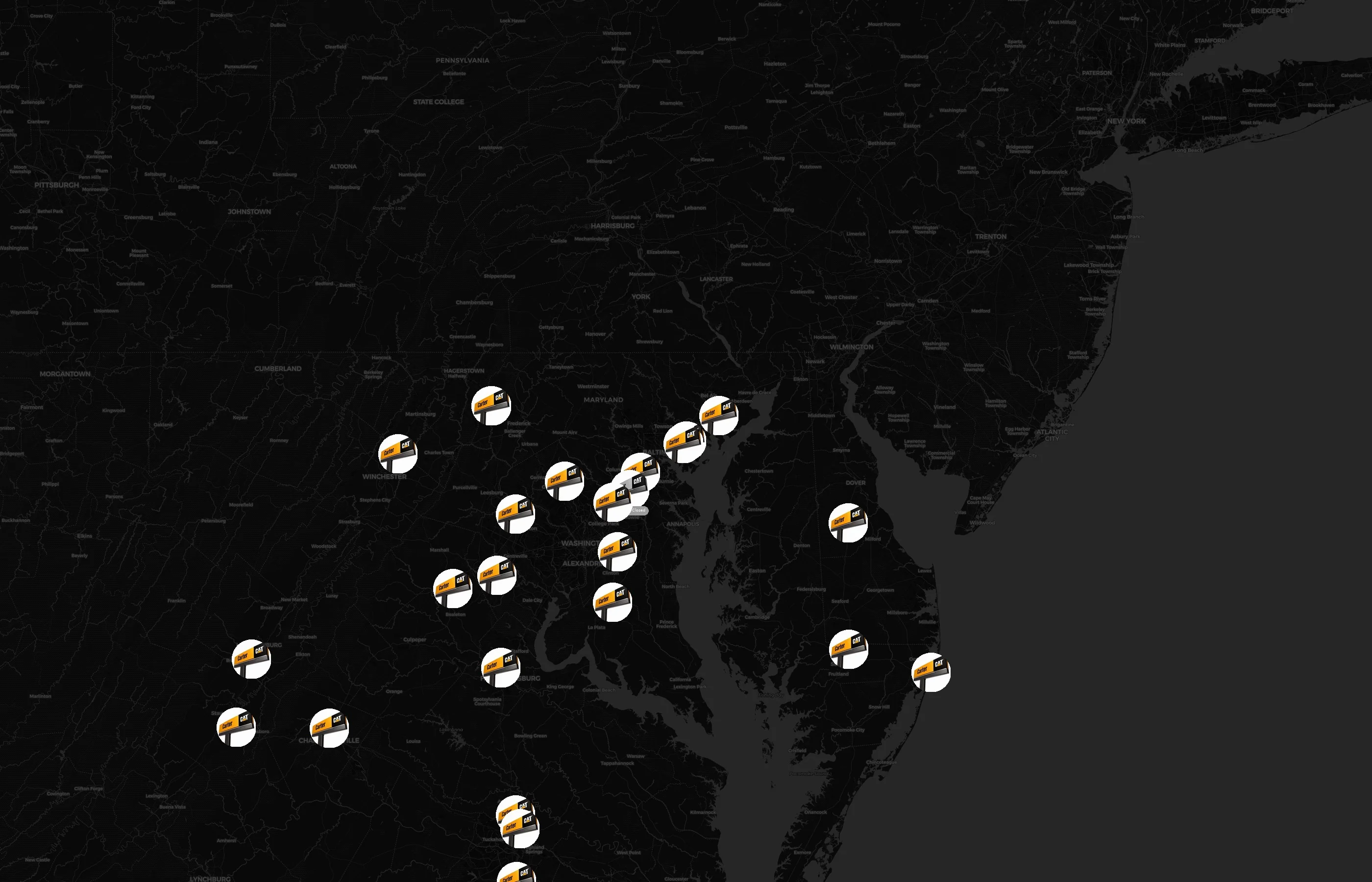 Carter Machinery city distribution