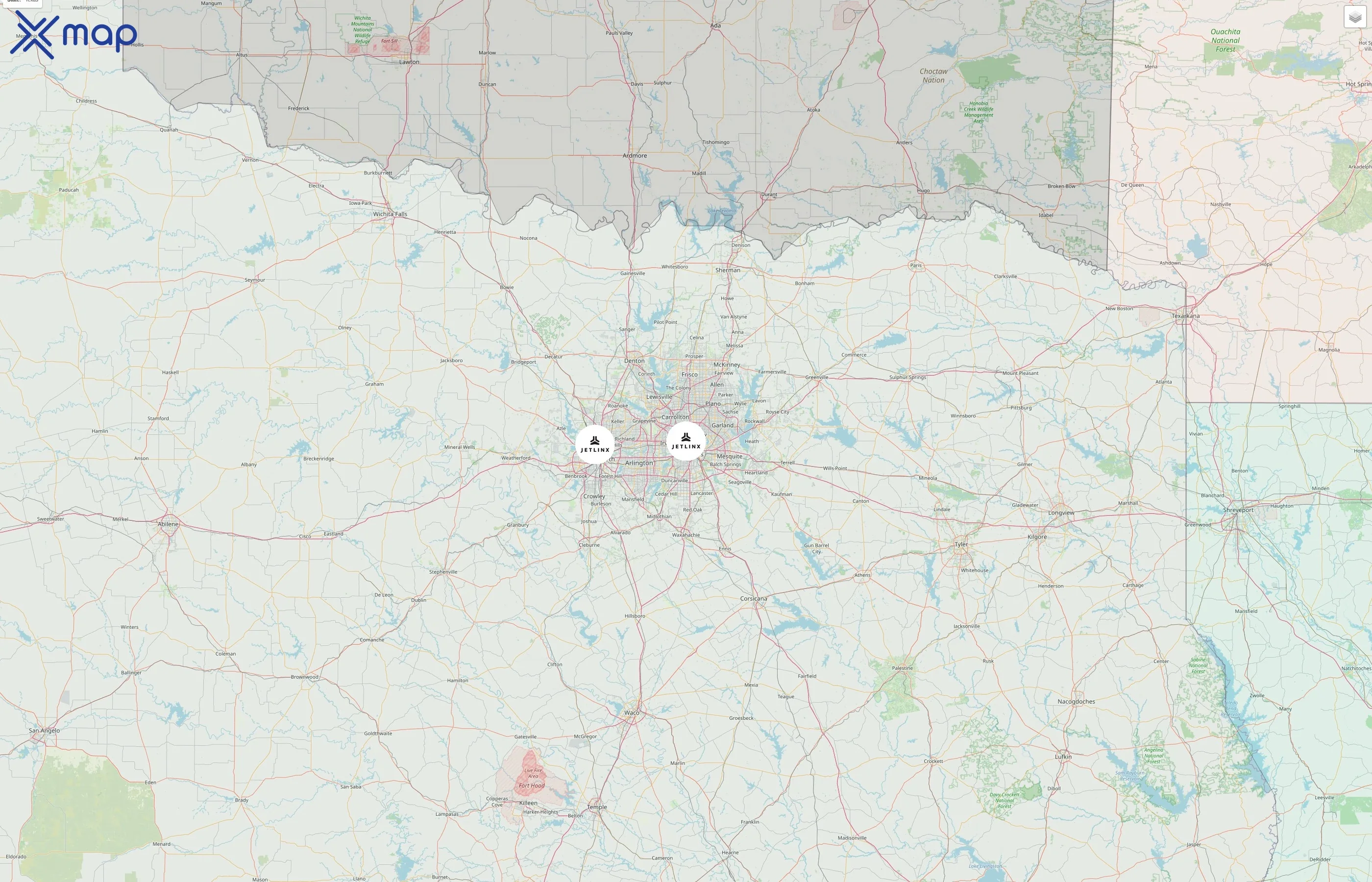 Jet Linx street hotspots