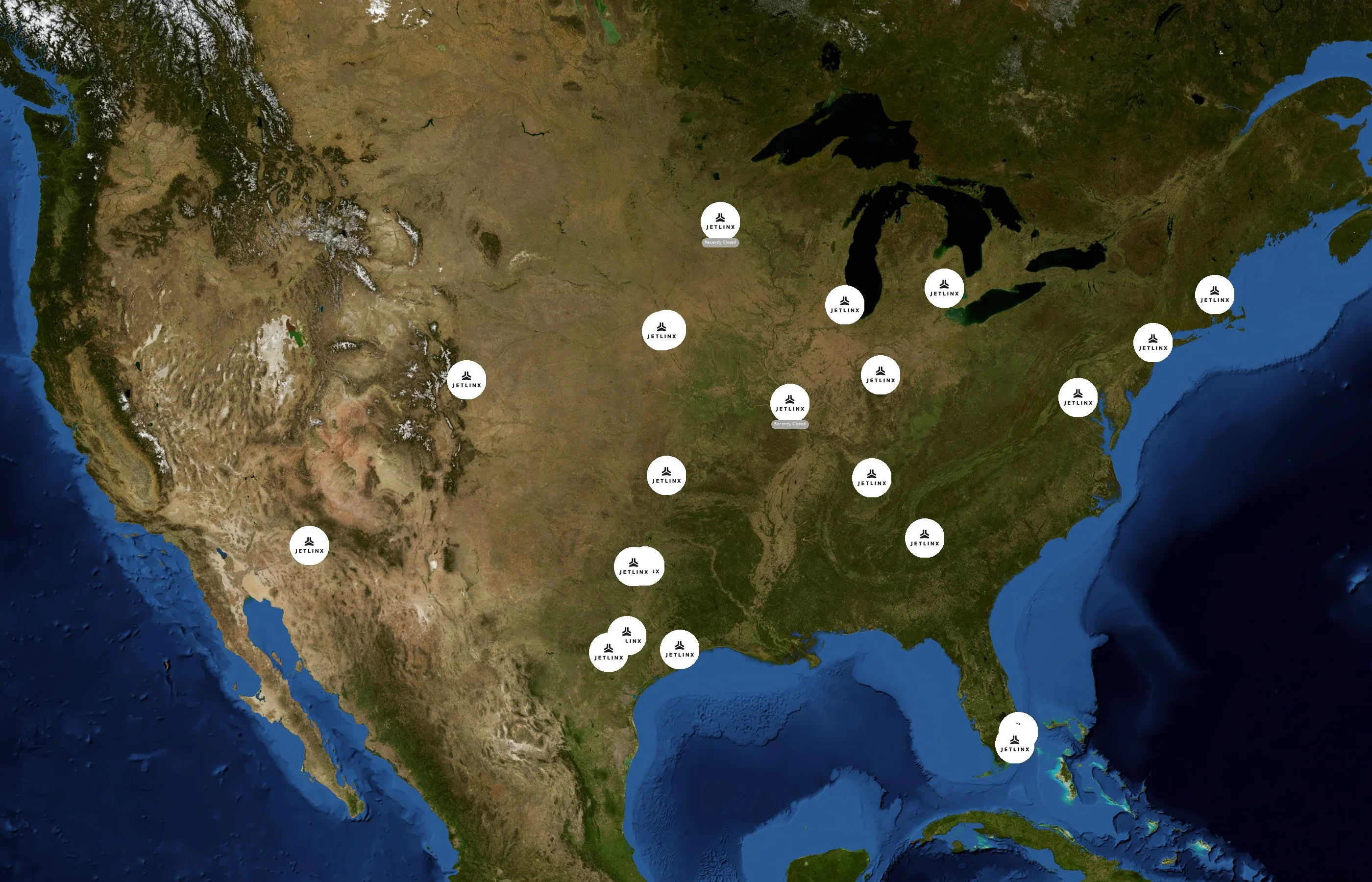 Jet Linx state distribution