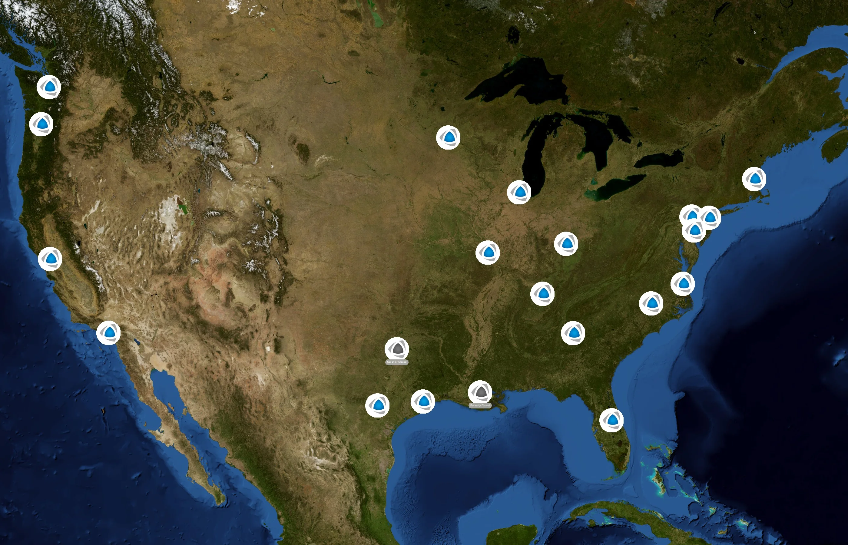 Polygon state distribution