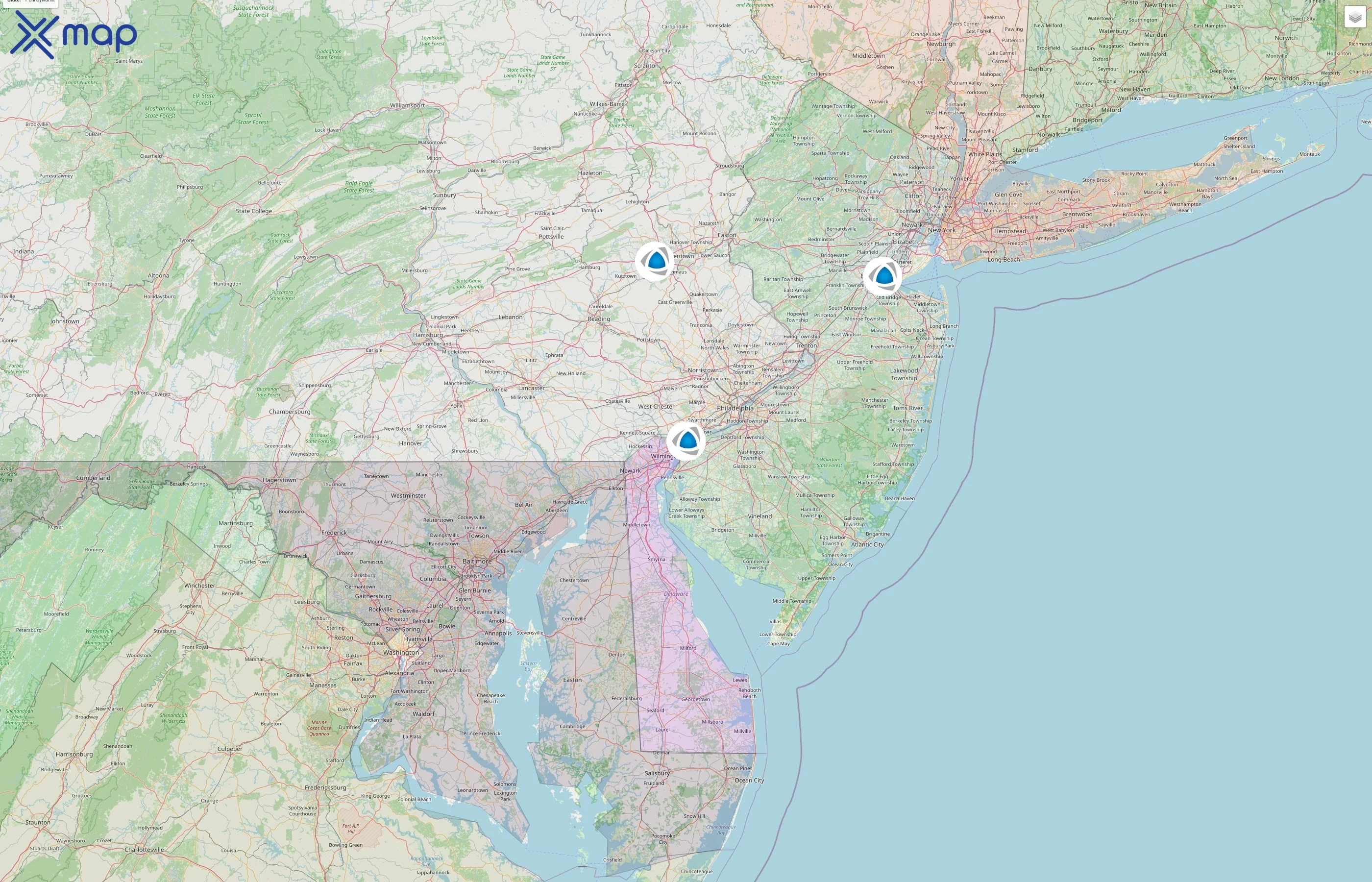 Polygon street hotspots