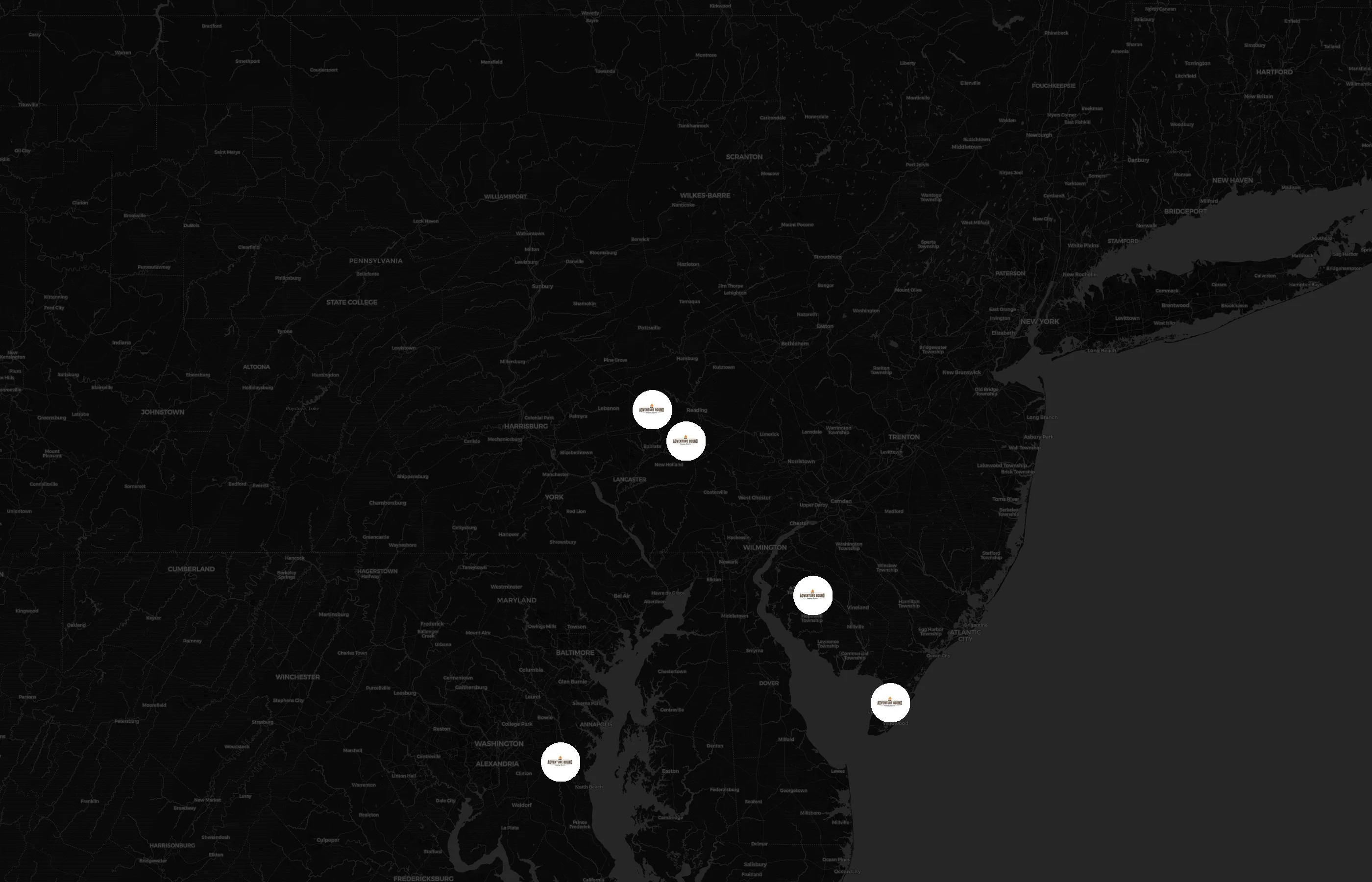 Adventure Bound Camping Resorts city distribution
