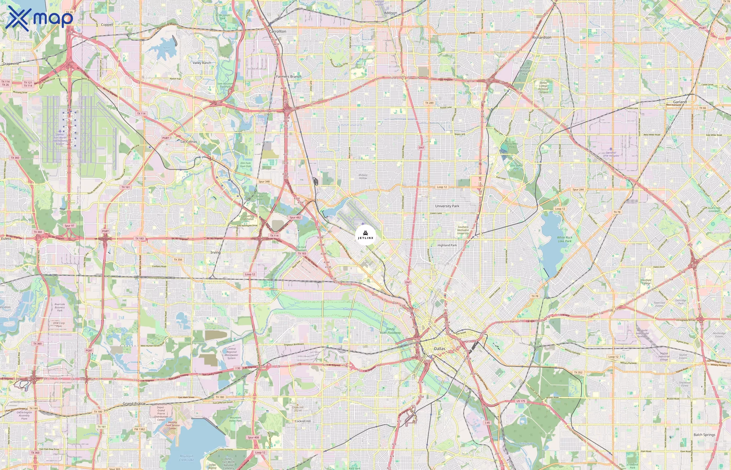 Jet Linx area coverage