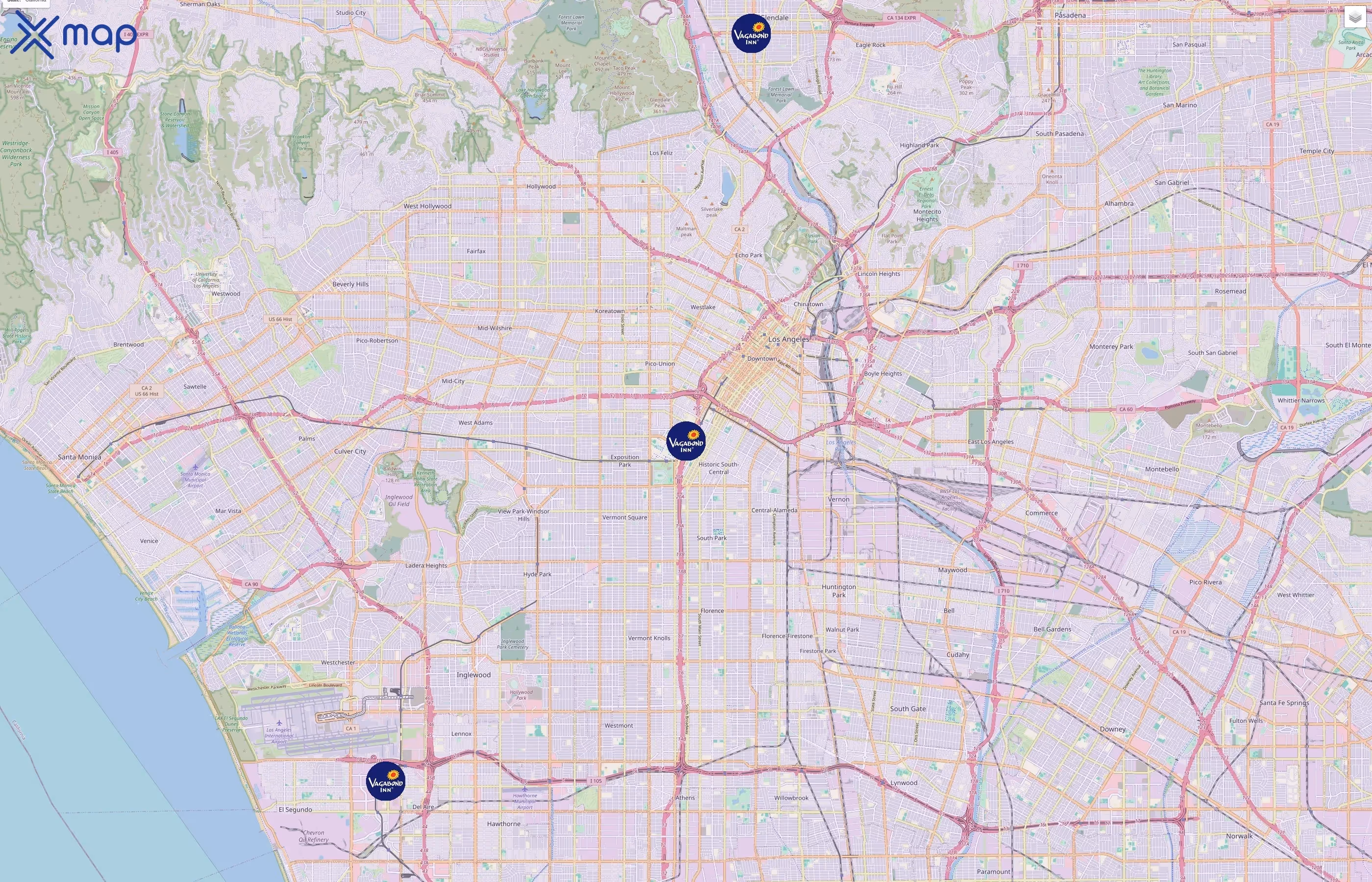 Vagabond Inn traffic data