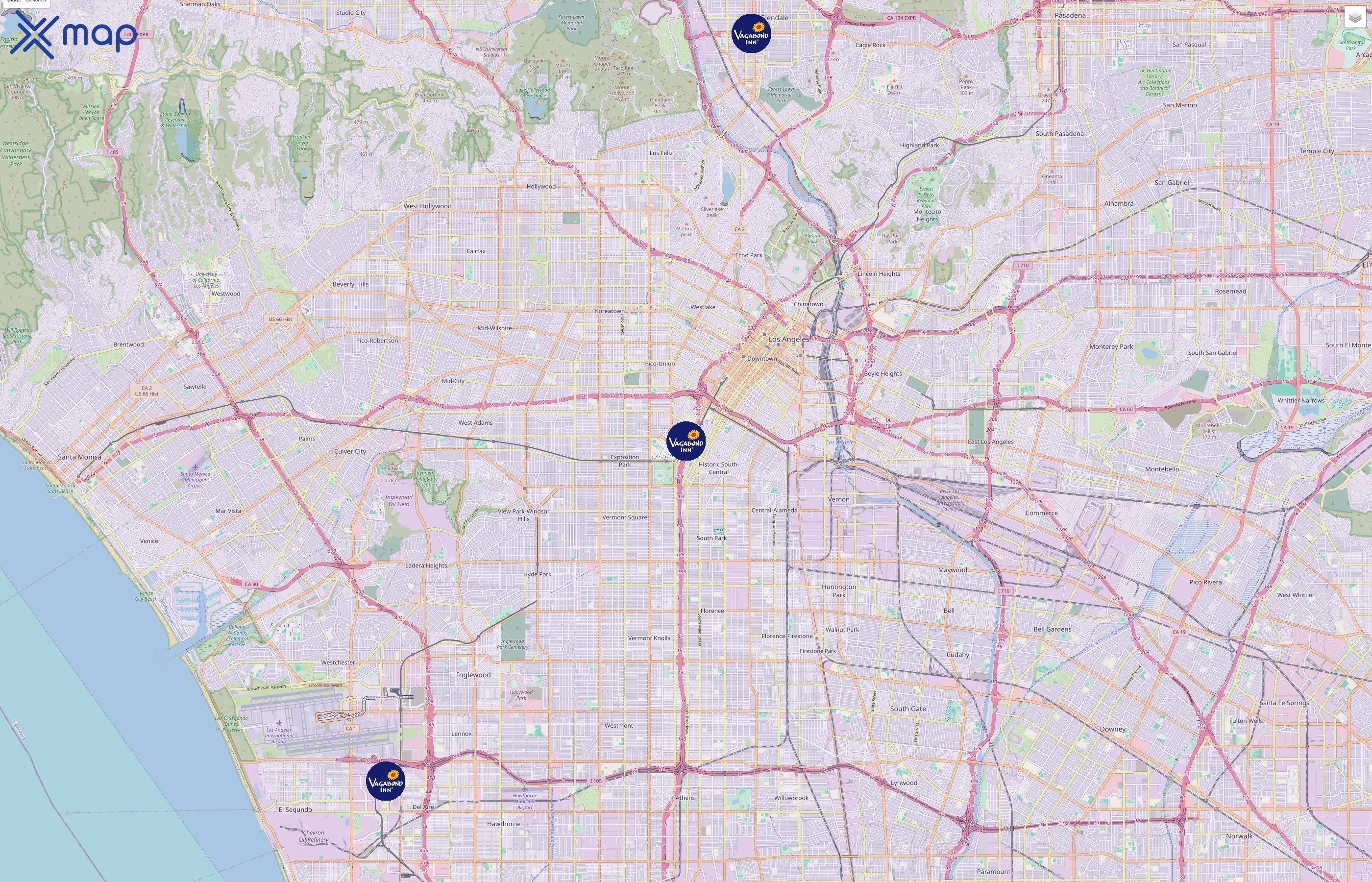 Vagabond Inn traffic data