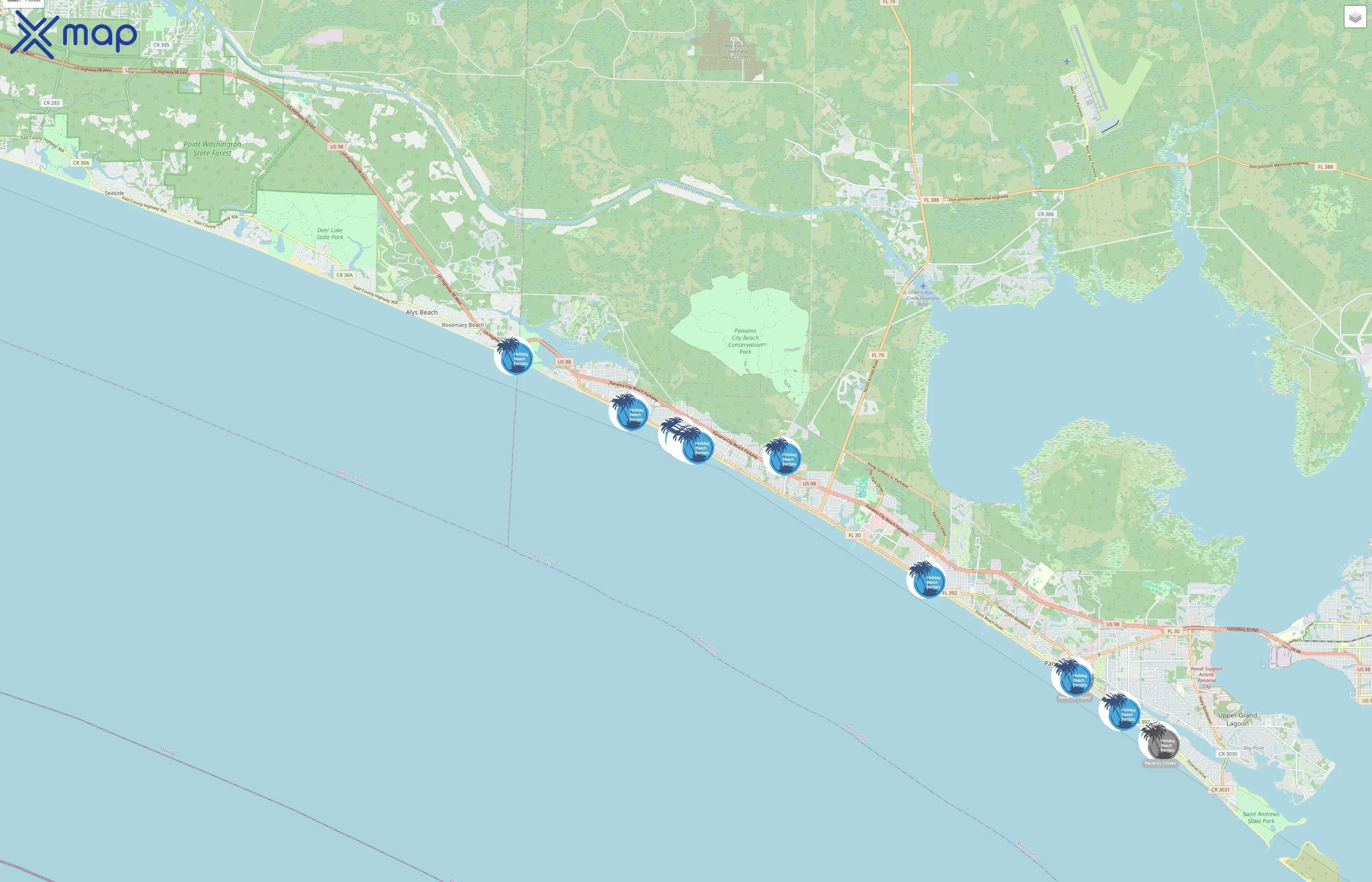 Holiday Beach Rentals traffic data