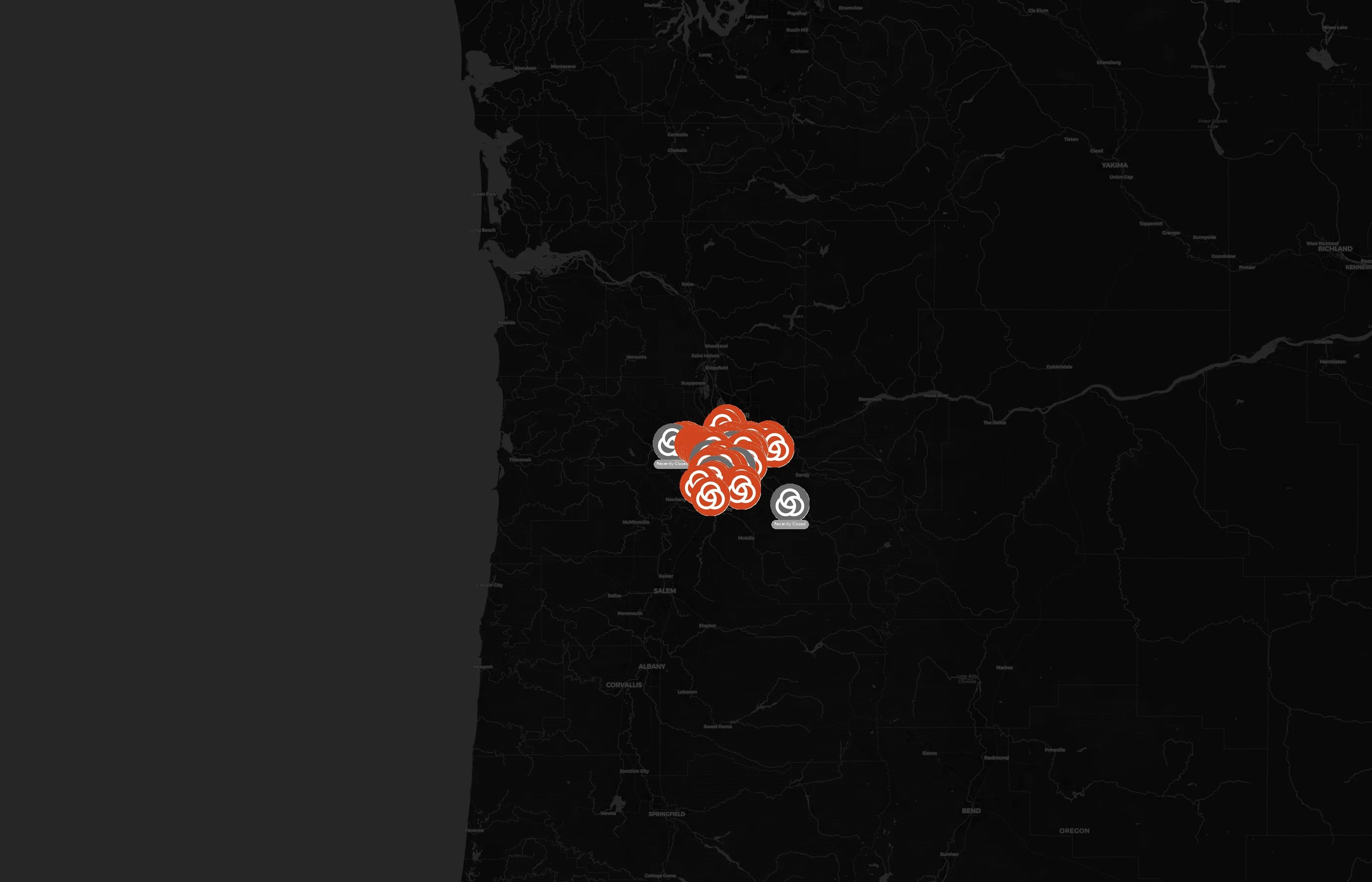 TriMet city distribution