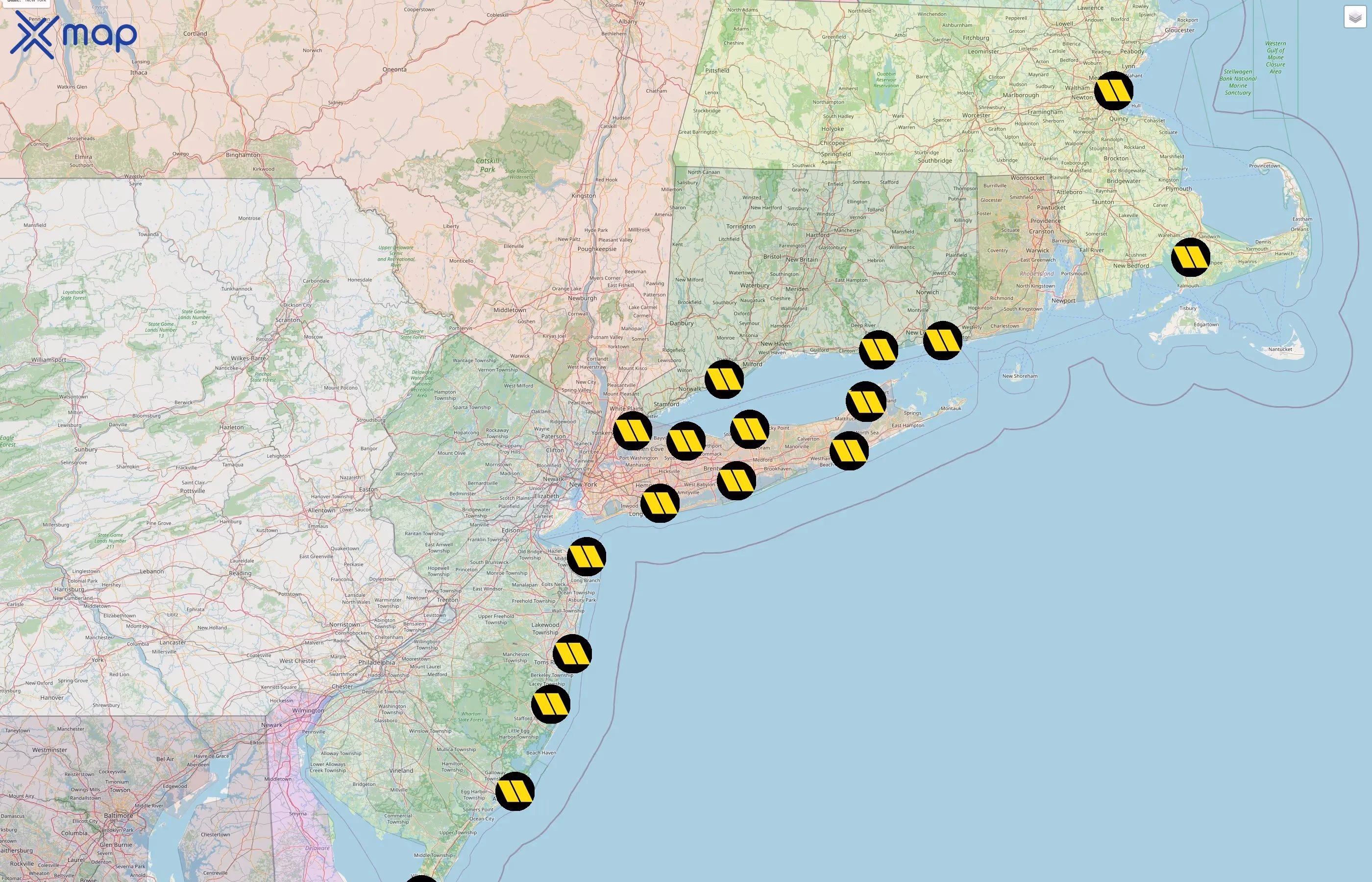 Sea Tow street hotspots