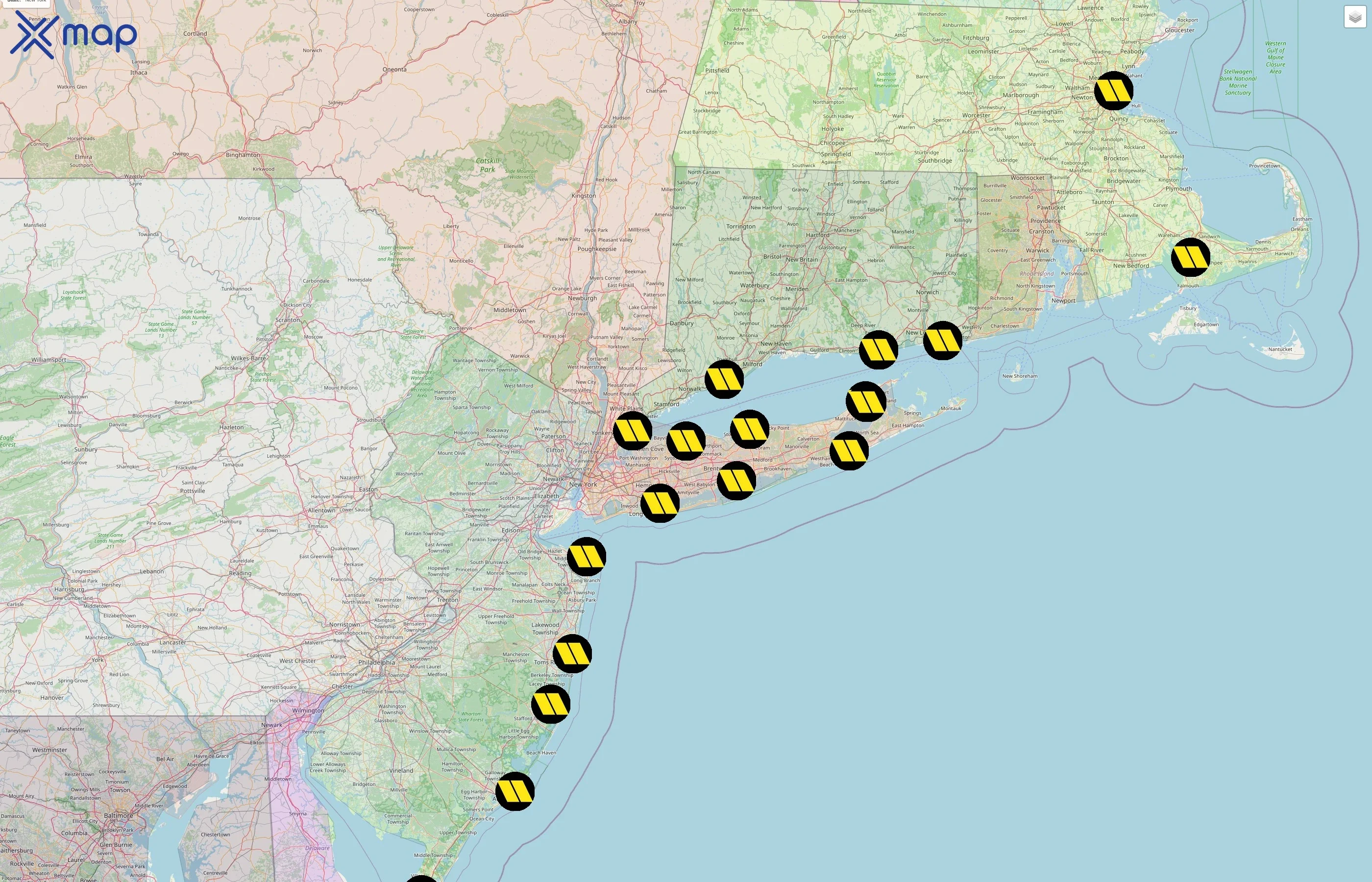 Sea Tow street hotspots