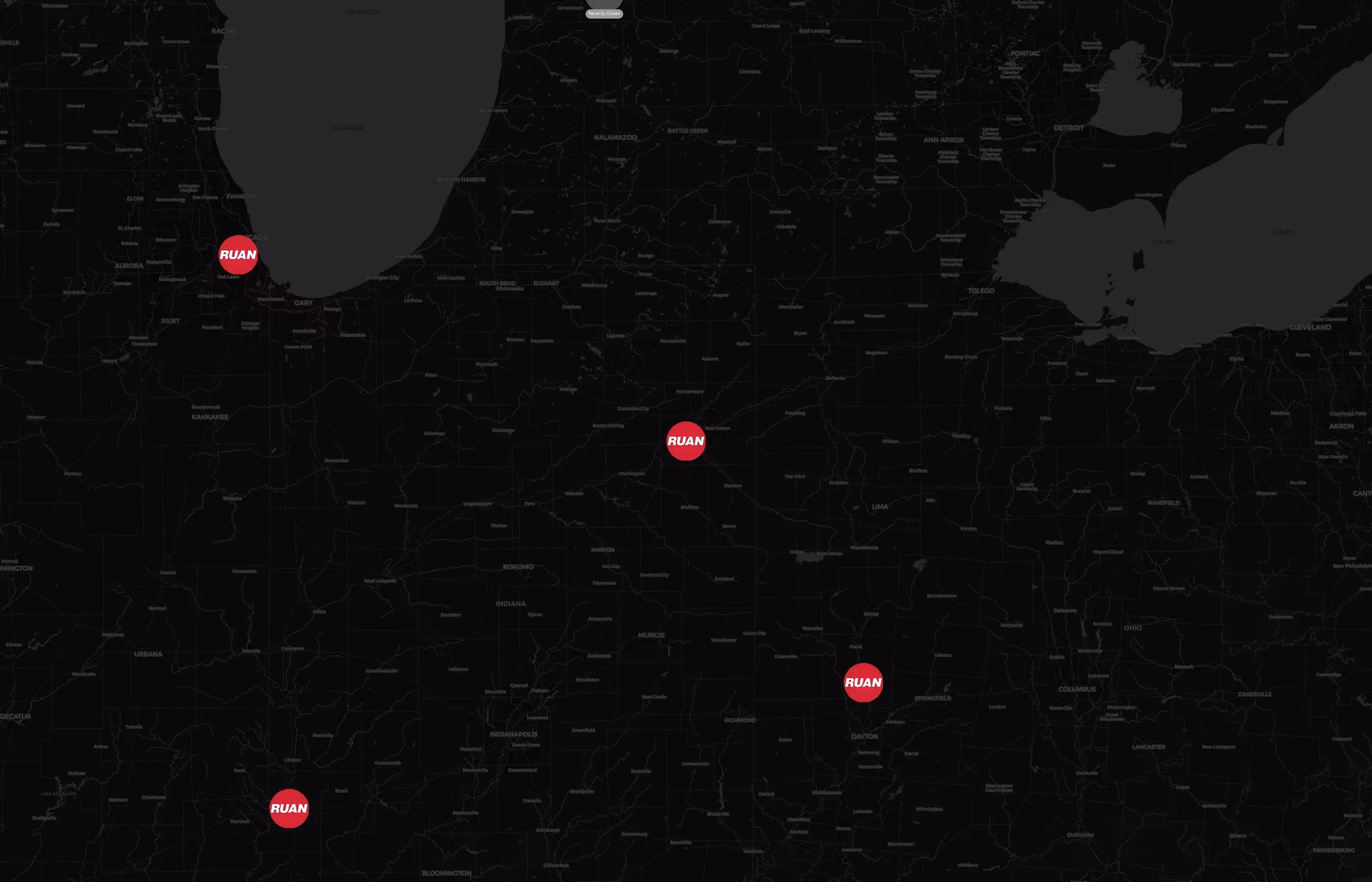 Ruan city distribution