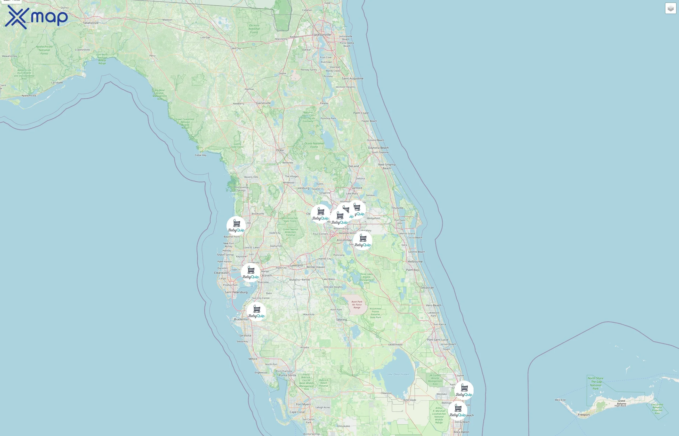 BabyQuip street hotspots