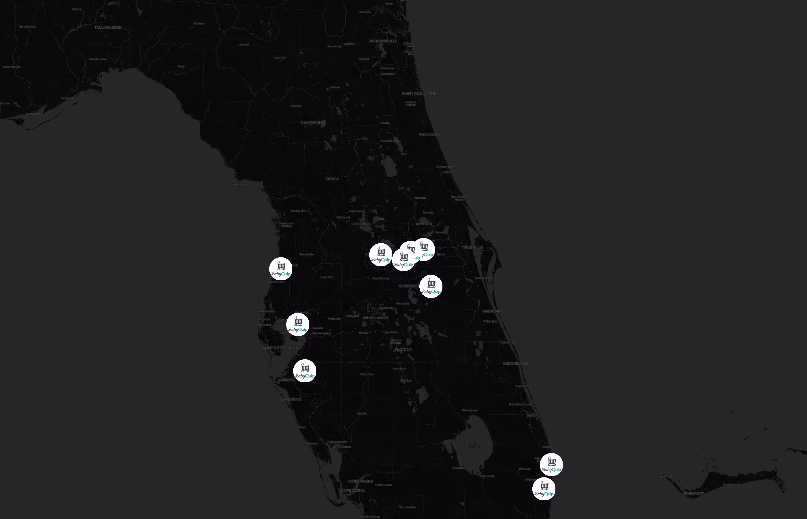 BabyQuip city distribution