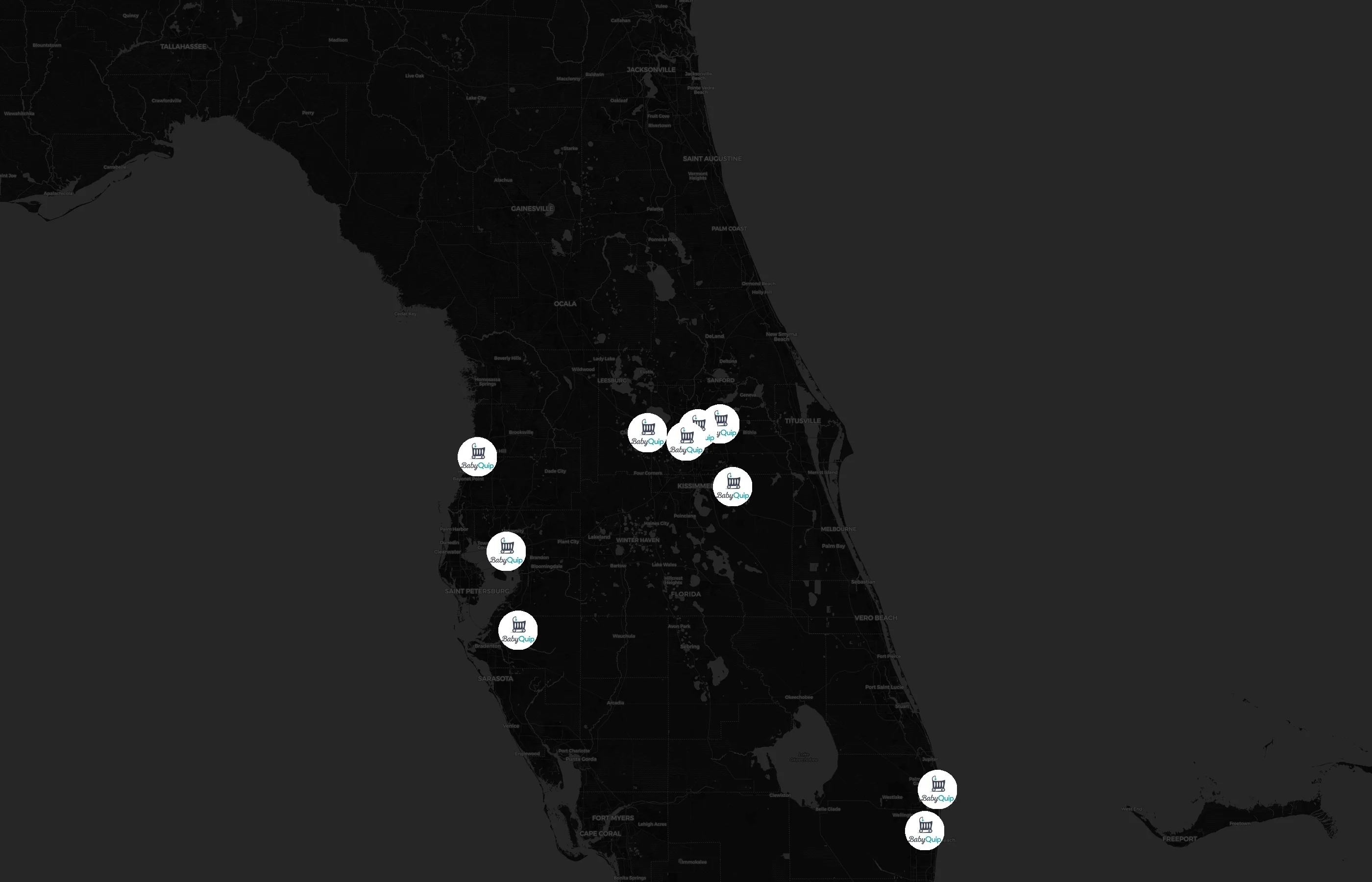 BabyQuip city distribution