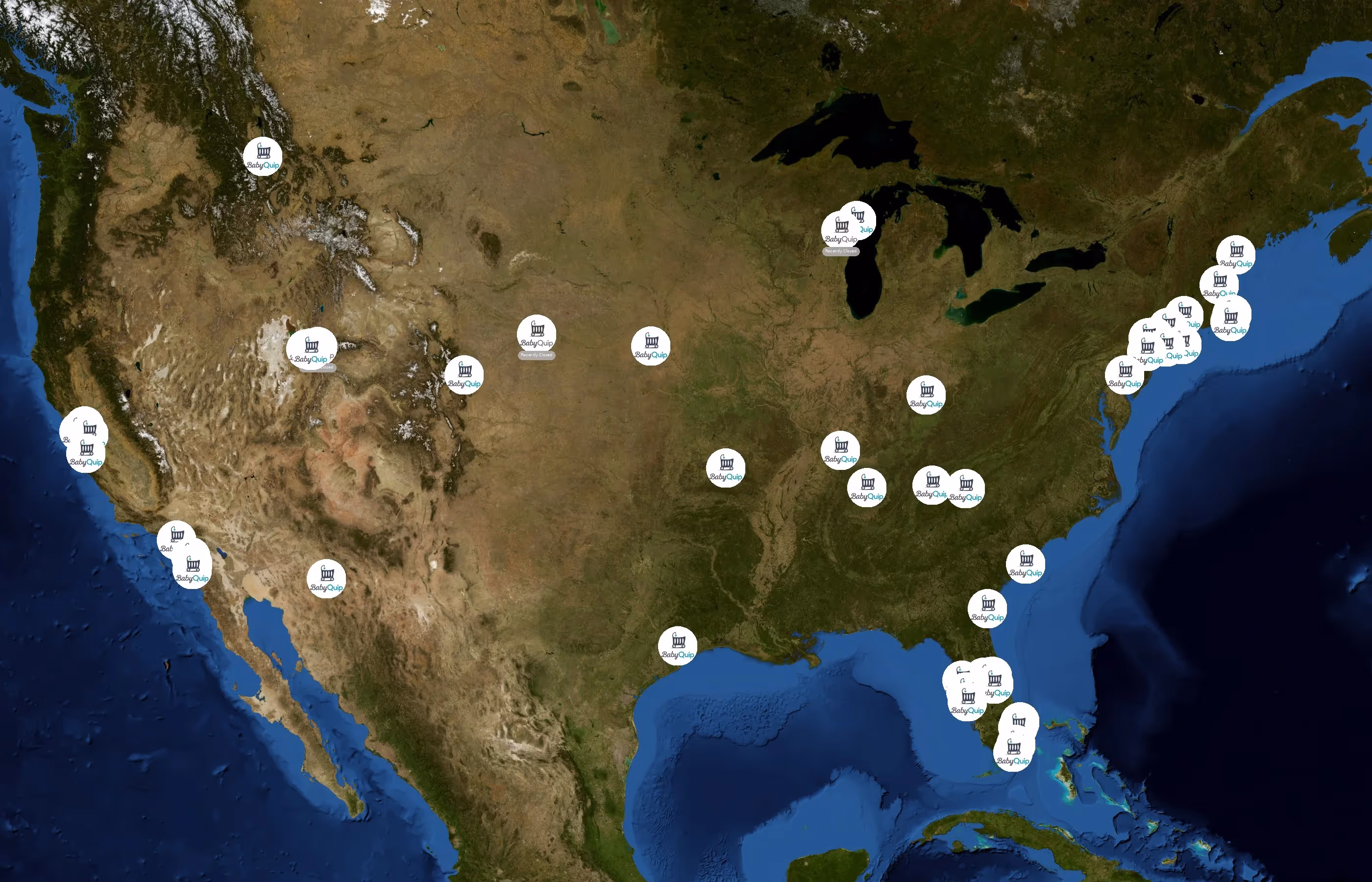 BabyQuip state distribution