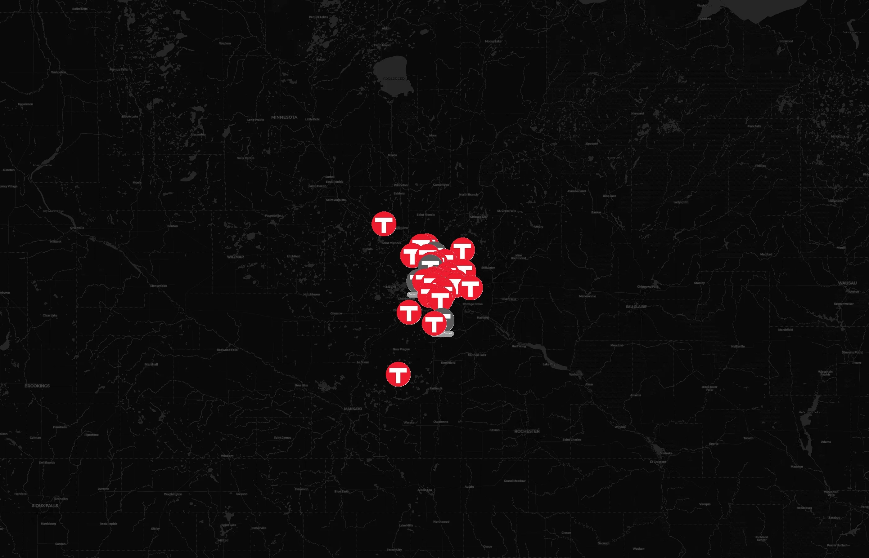 Metro Transit city distribution