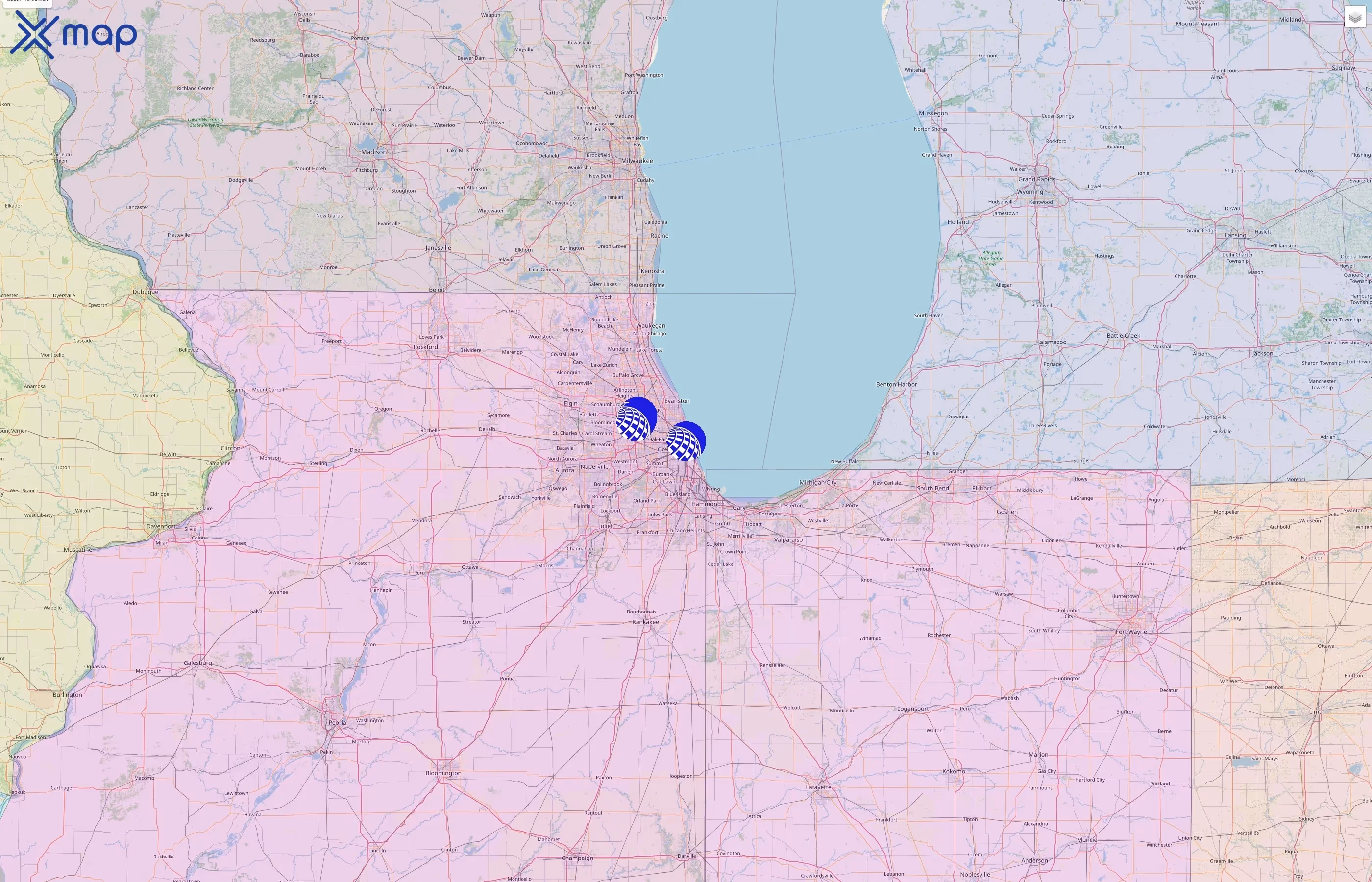 United Airlines Cargo street hotspots