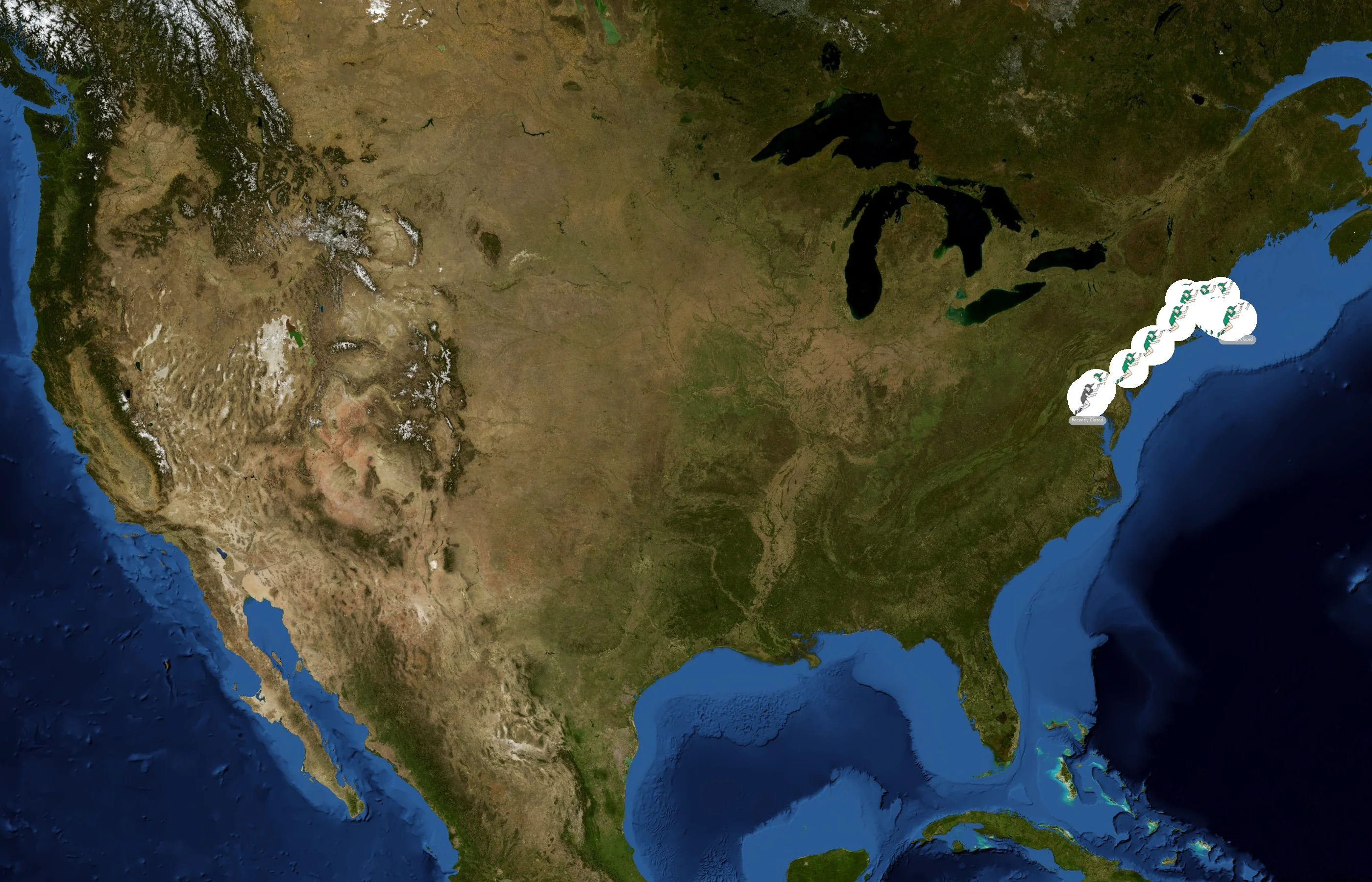 Peter Pan Bus Lines state distribution