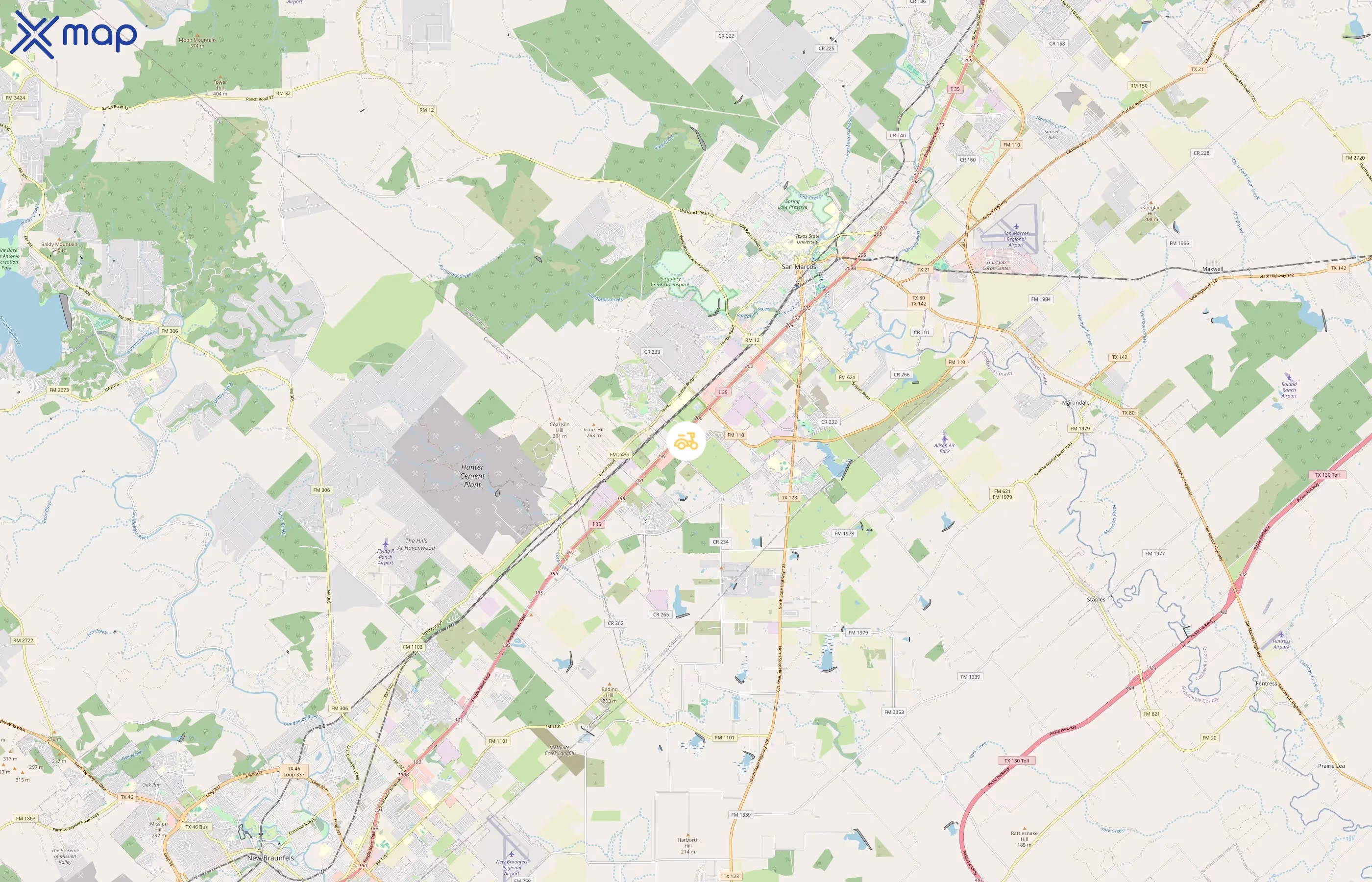 Scoozer area coverage