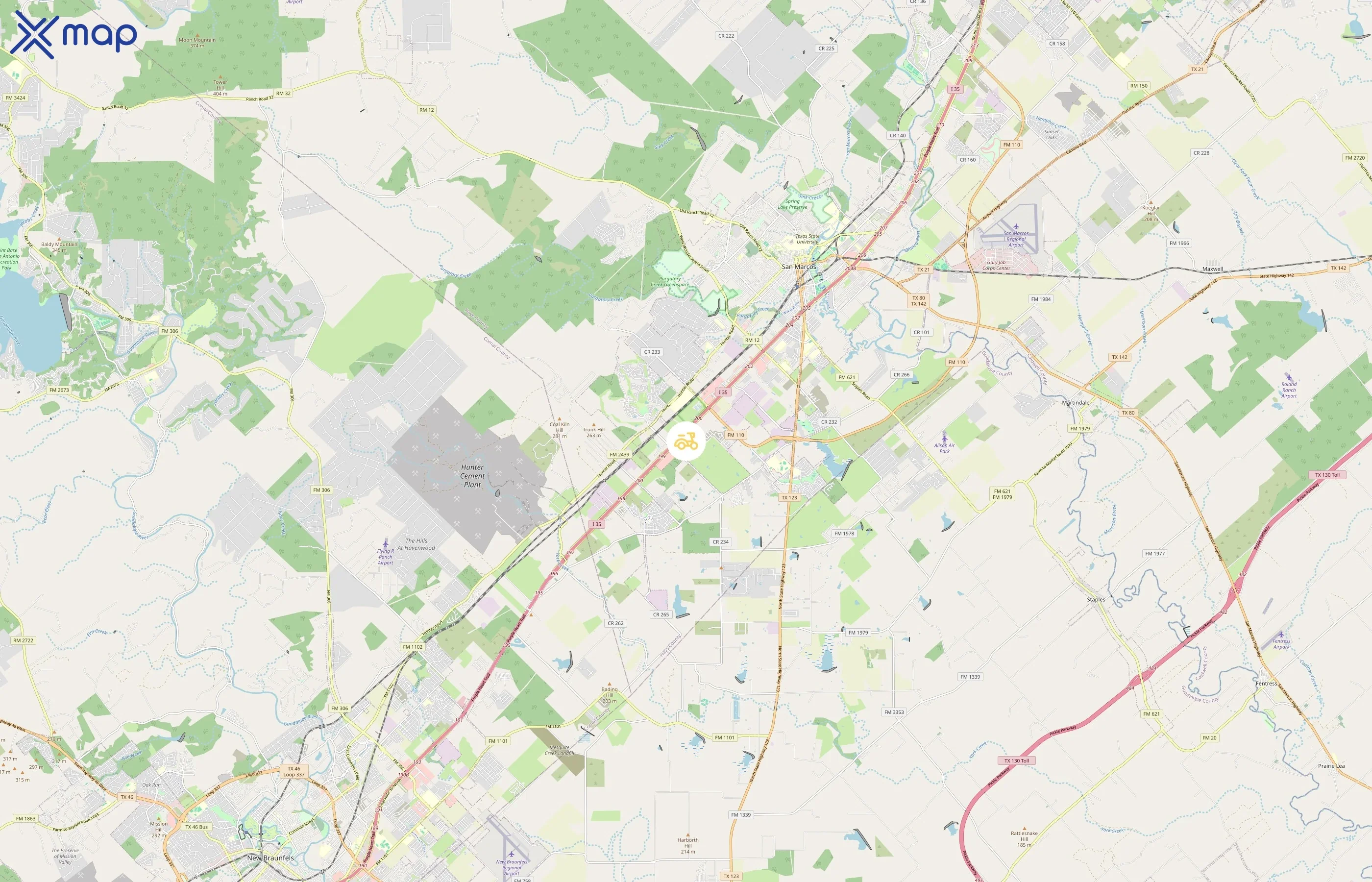 Scoozer area coverage