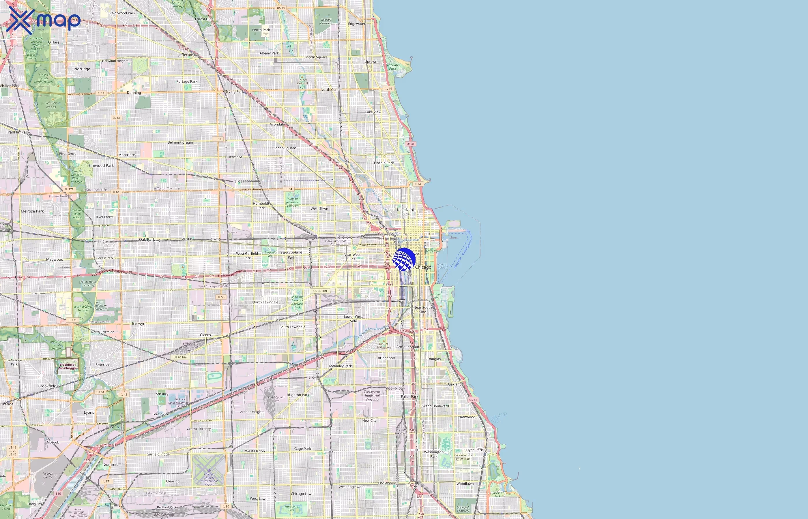 United Airlines Cargo area coverage