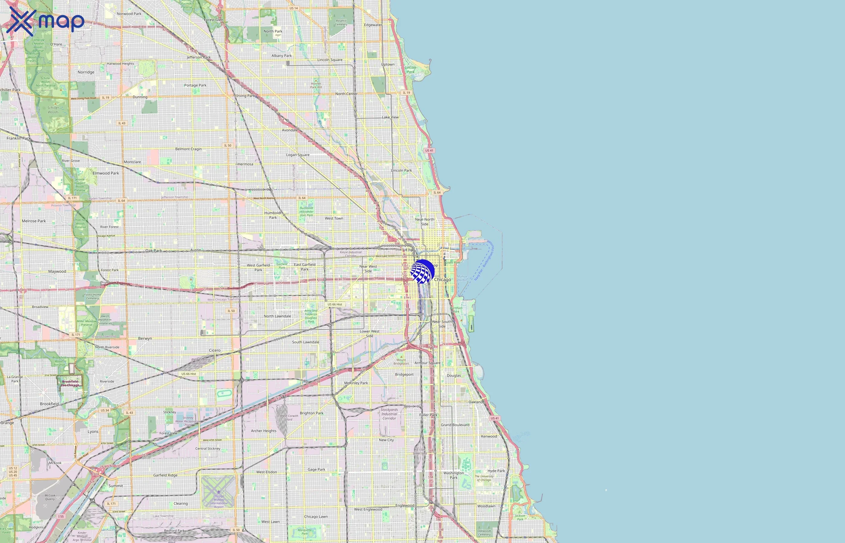 United Airlines Cargo area coverage